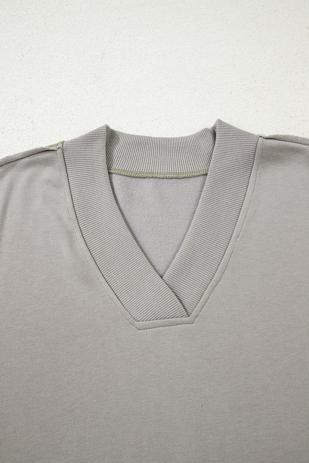 Parchment Aztec Embroidered Western V Neck Sweatshirt - loveforevers