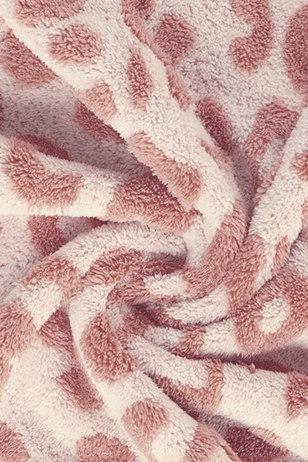 Pink Plush Leopard Pattern Bath Towel - loveforevers