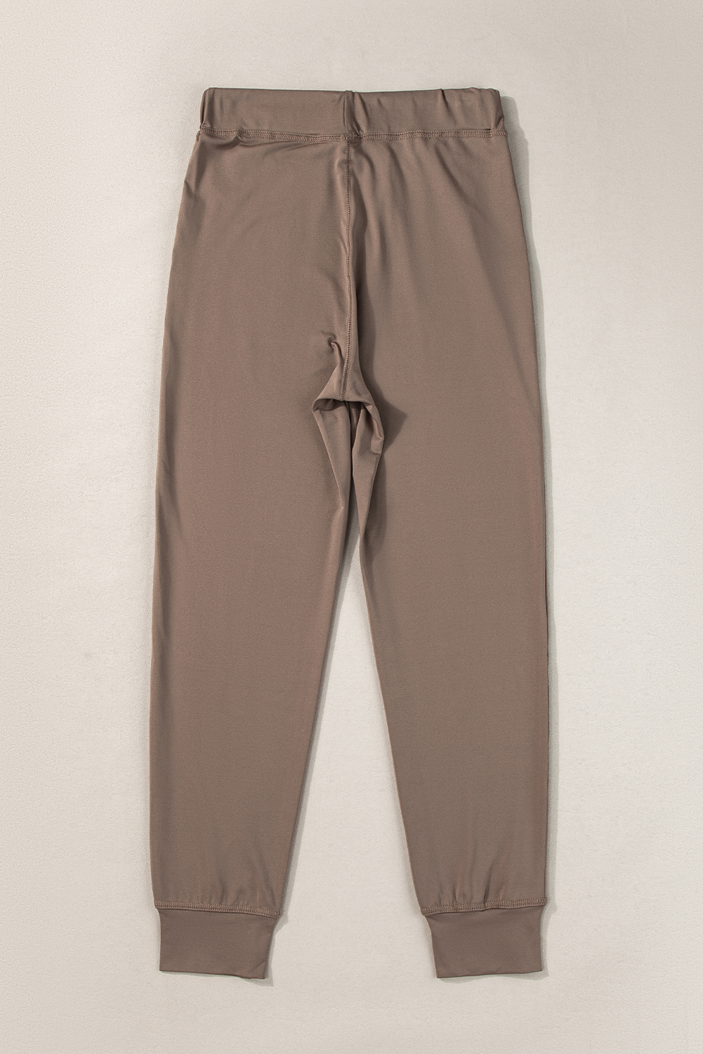 Black Drawstring Elastic Waistband Pocketed Joggers - loveforevers