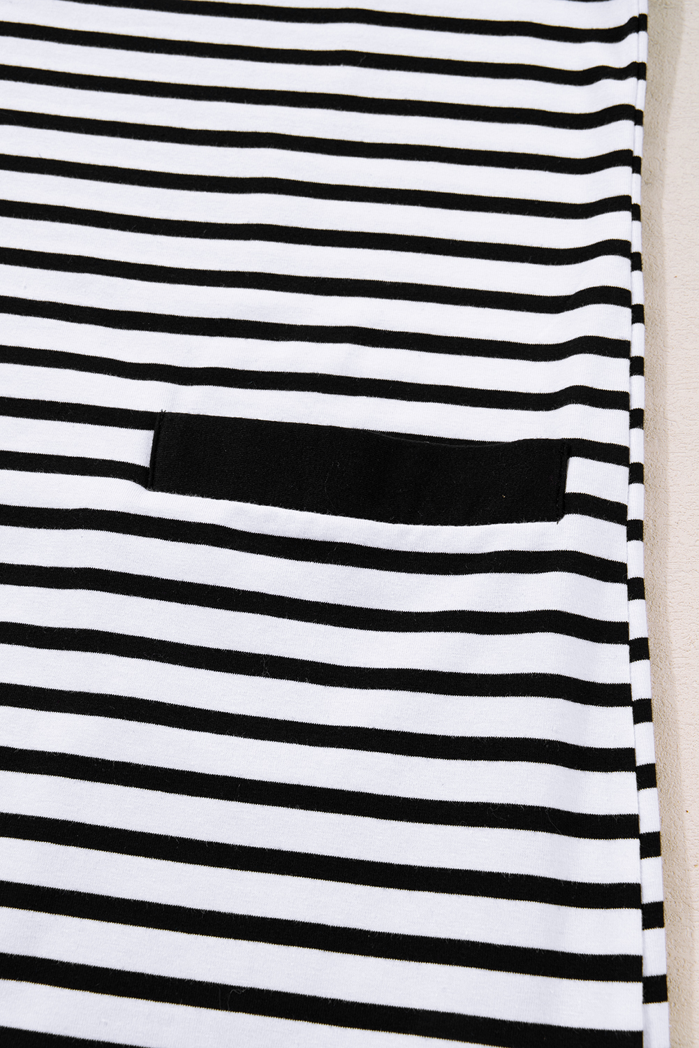 White Stripe Buttoned Front Collared Long Sleeve T Shirt Dress with Pockets - loveforevers