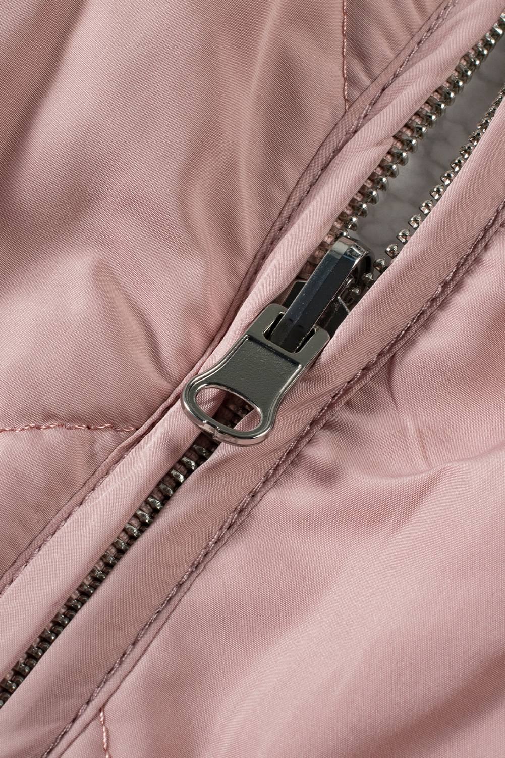 Pink Fleece Lined Quilted Vest Coats - loveforevers