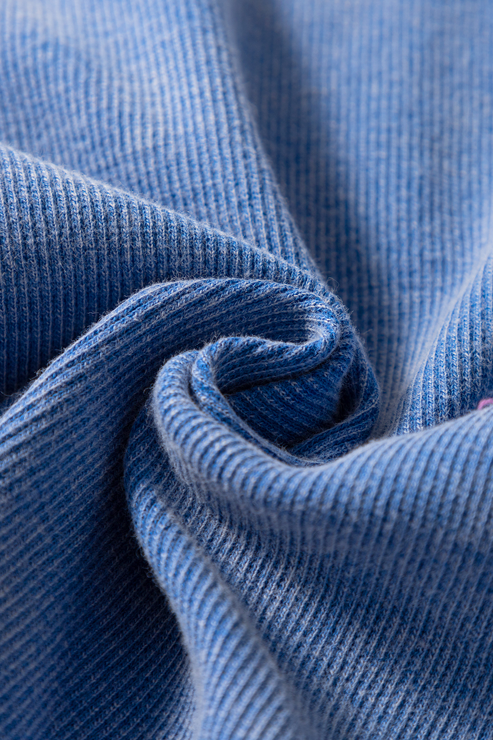 Sky Blue Mineral Wash Ribbed Notch Neck Tank Top - loveforevers