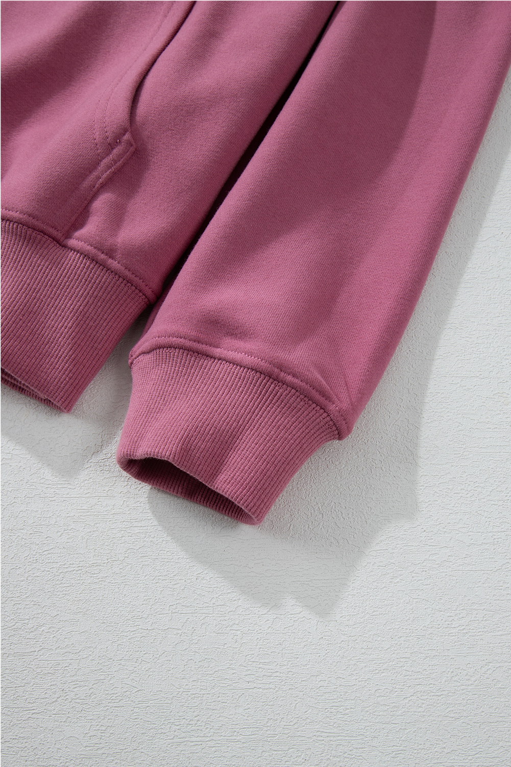 Valerian Fleece Lined Kangaroo Pocket Drawstring Chunky Hoodie - loveforevers
