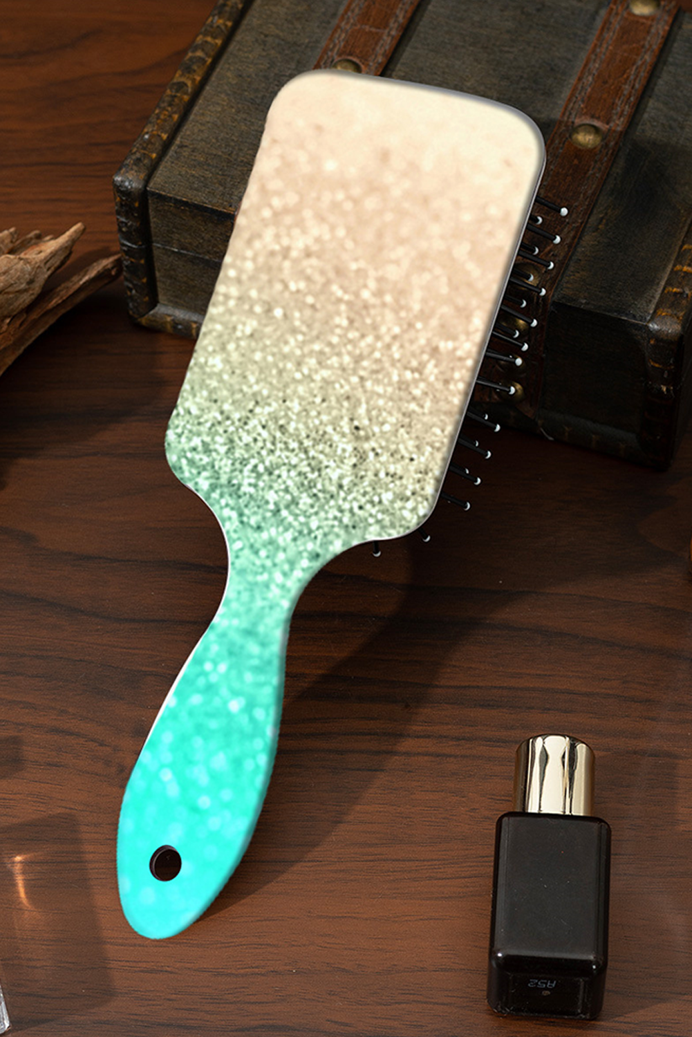 Iceland Blue Ombre Glitter Hair Care Comb - loveforevers