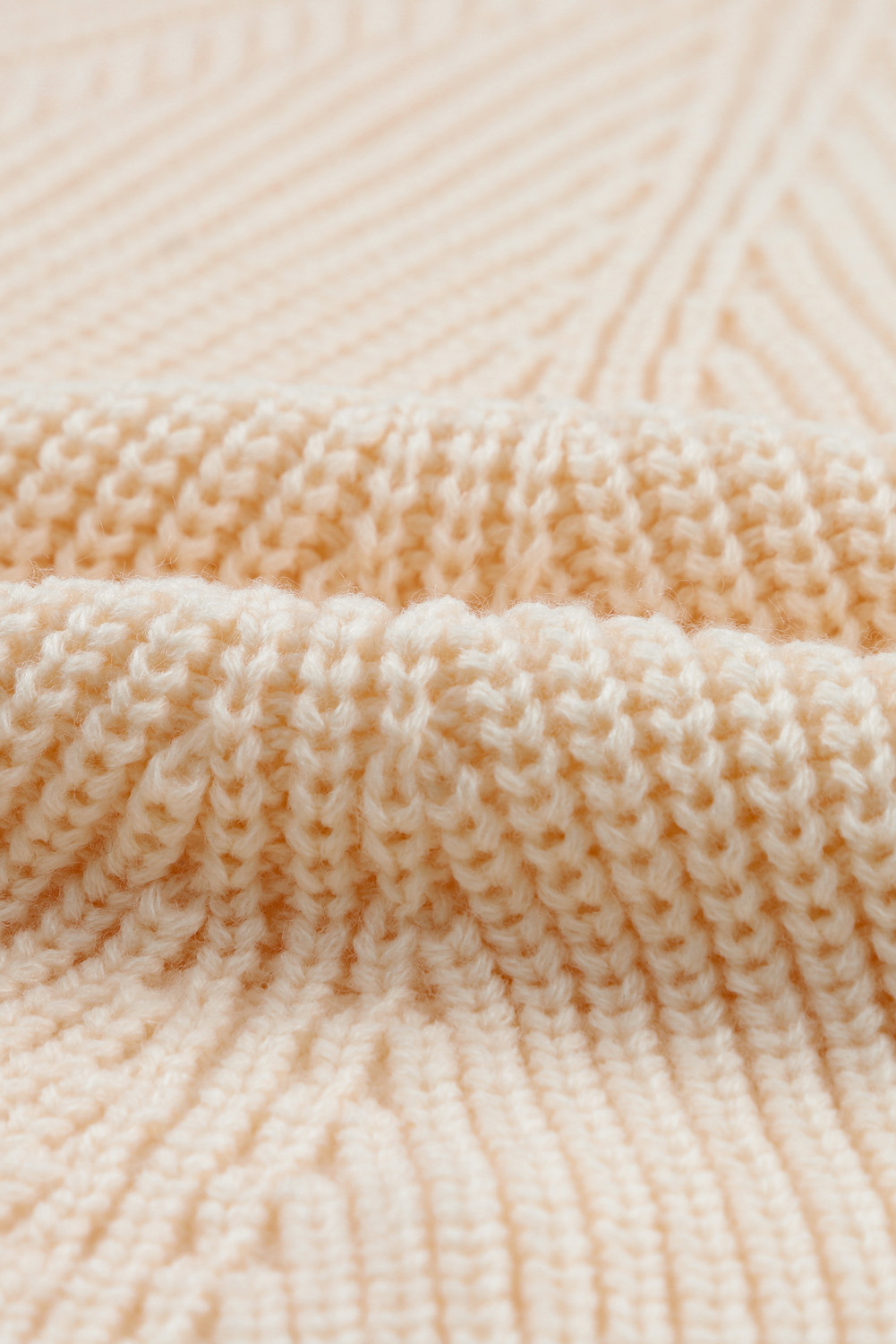 Black Hollow-out Puffy Sleeve Knit Sweater - loveforevers