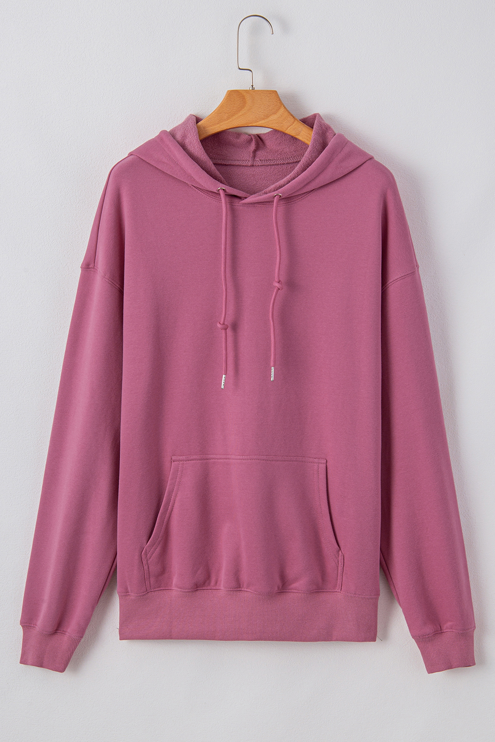 Valerian Fleece Lined Kangaroo Pocket Drawstring Chunky Hoodie - loveforevers