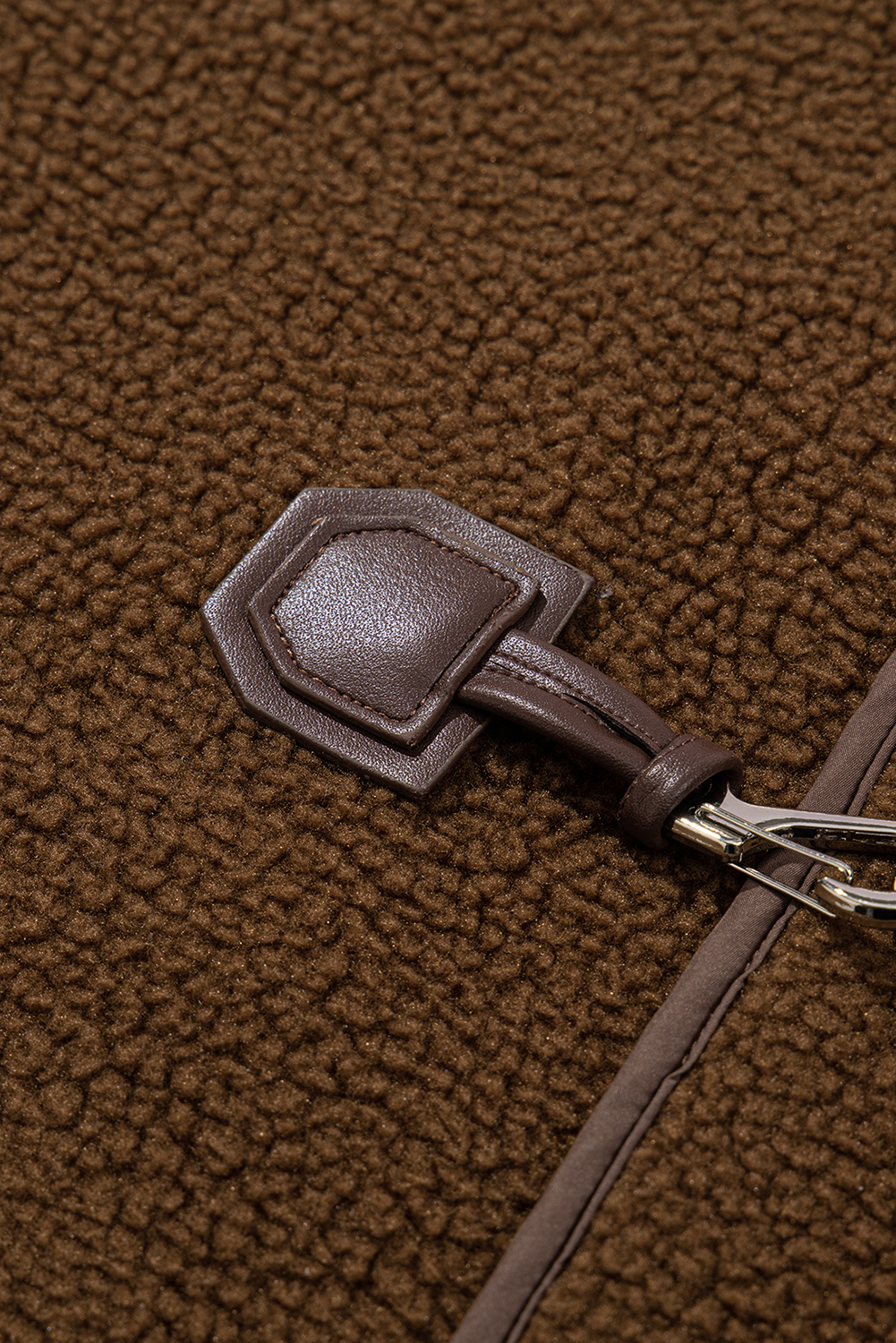 Apricot Toggle Button Teddy Coat - loveforevers