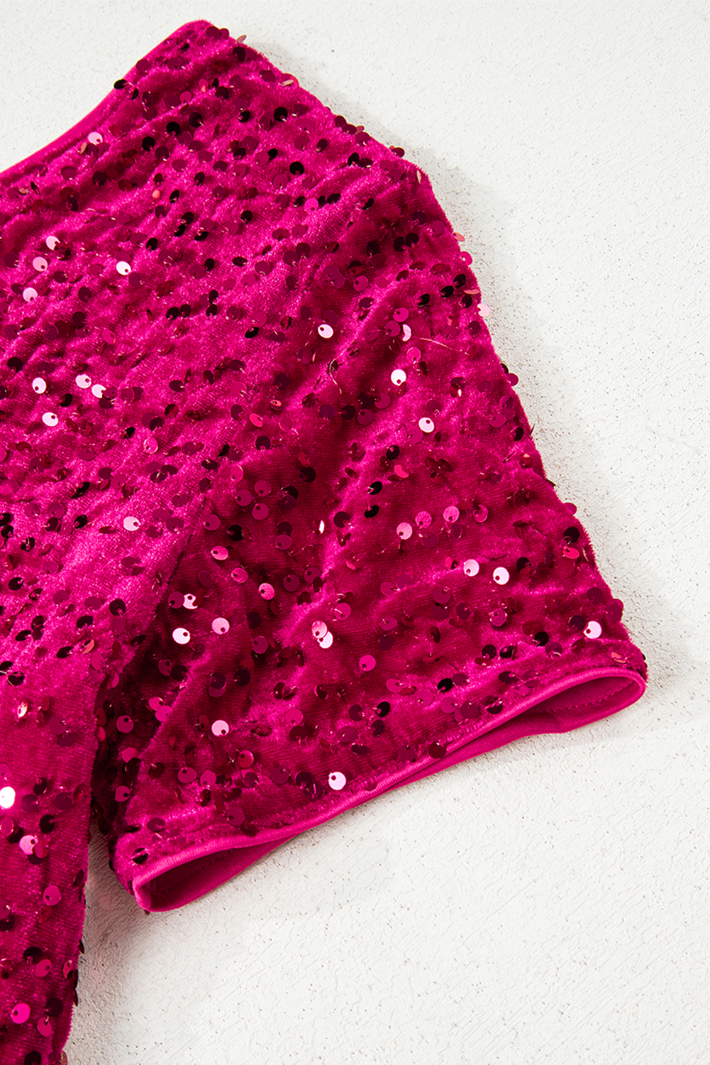 Pitaya Pink One Shoulder Thigh High Split Bodycon Sequin Gown - loveforevers