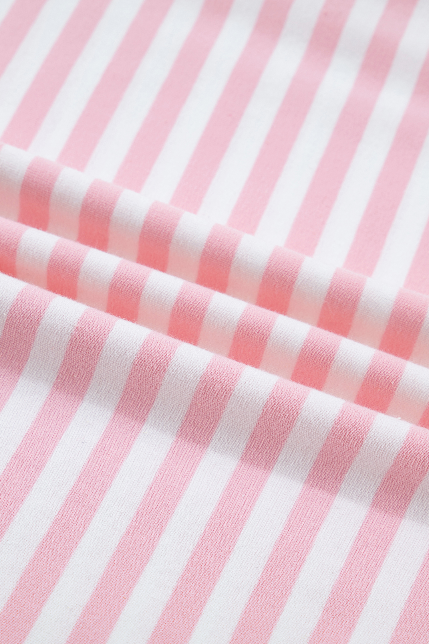Rose Stripe Drop Shoulder Round Neck Top and Buttoned Straight Pants Two Piece Set - loveforevers