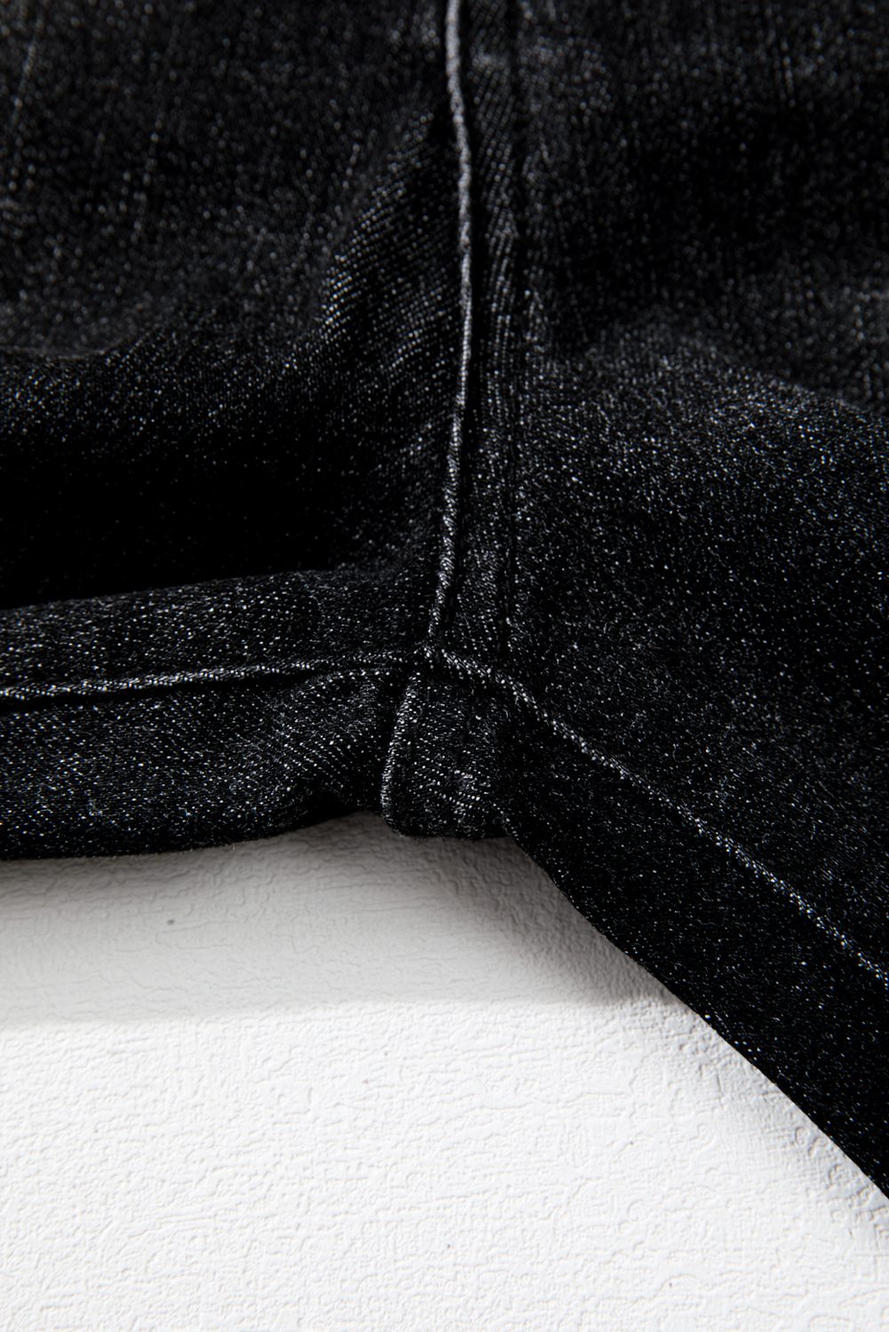 Carbon Grey Mineral Wash Raw Hem High Waist Flared Jeans - loveforevers