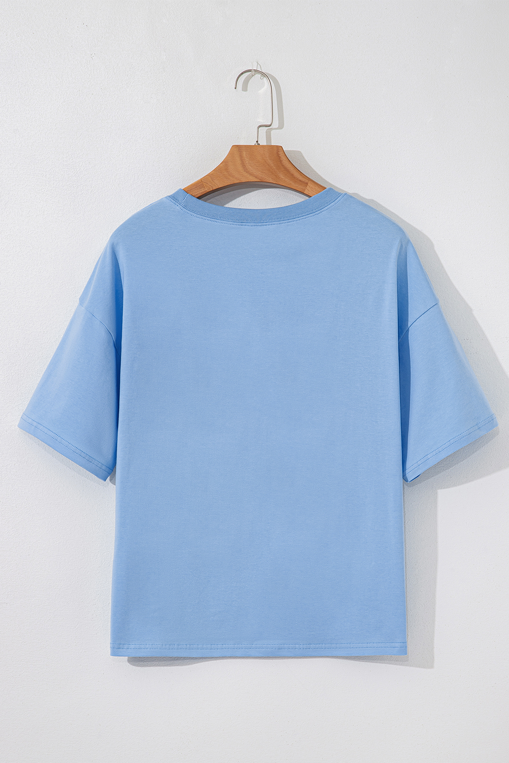 Myosotis Flag Bow Graphic Crewneck Tee - loveforevers