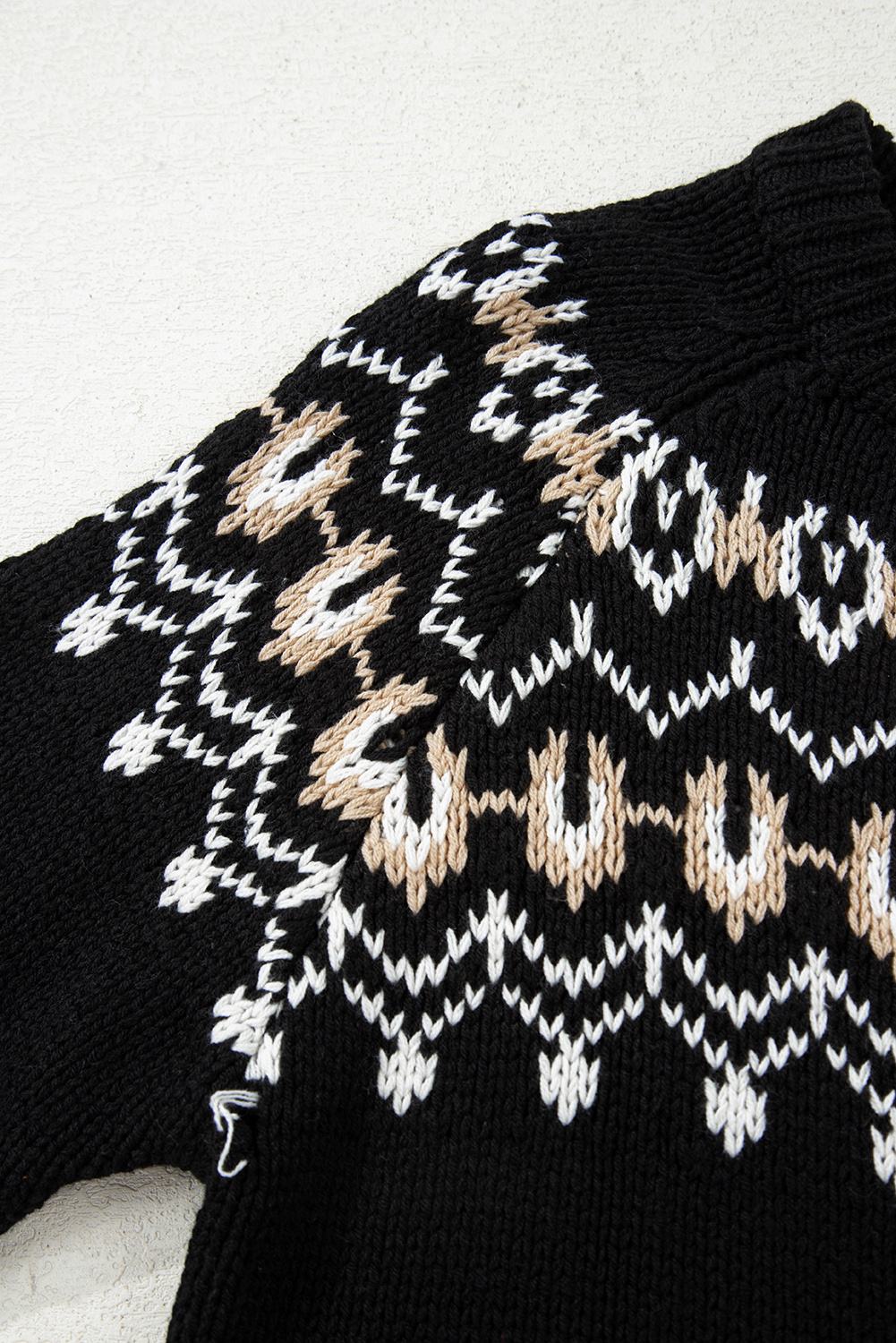 Moss Green Western Fashion Abstract Printed Cardigan Sweater - loveforevers