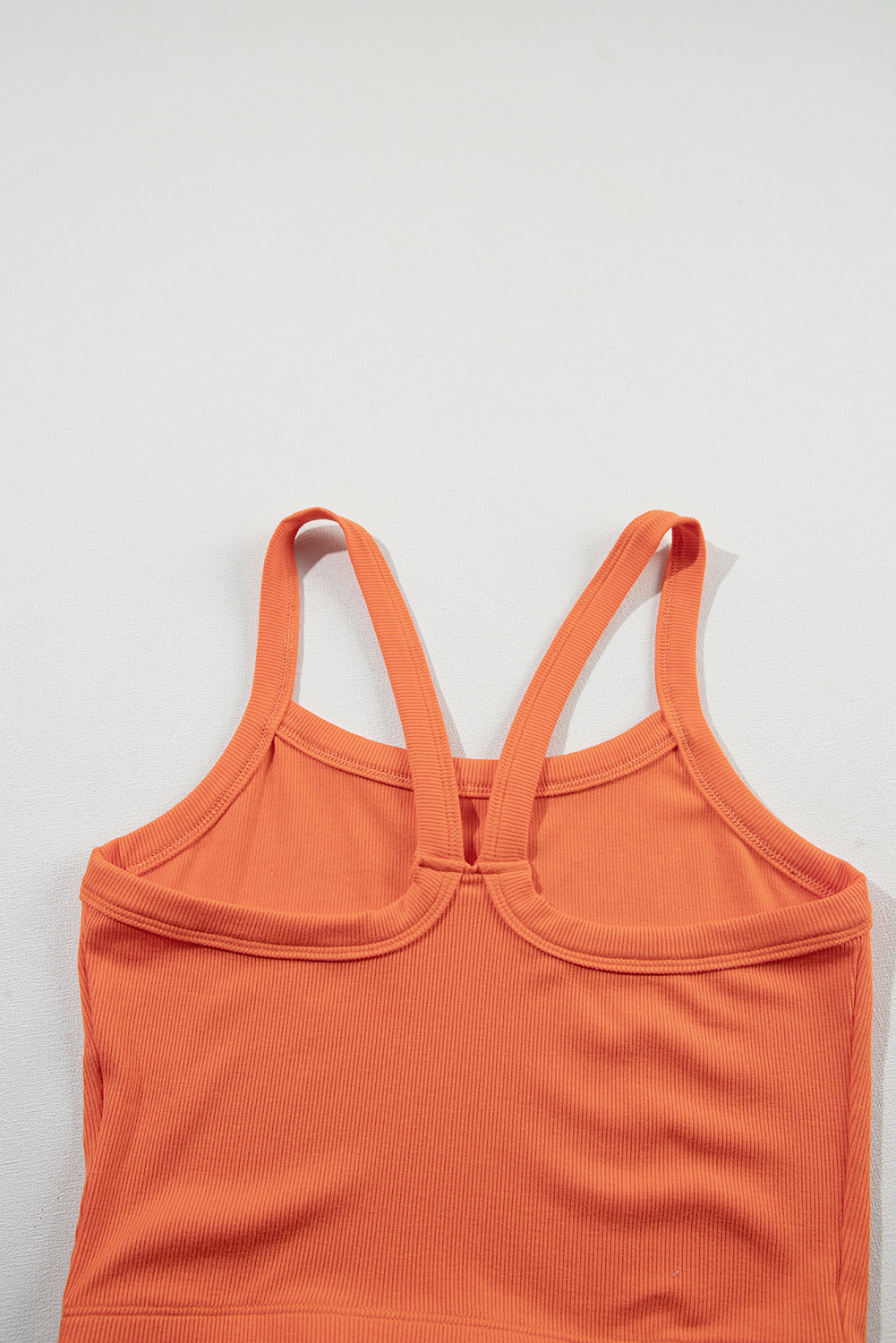 Bonbon Athletic Ribbed Cropped Cami Top - loveforevers