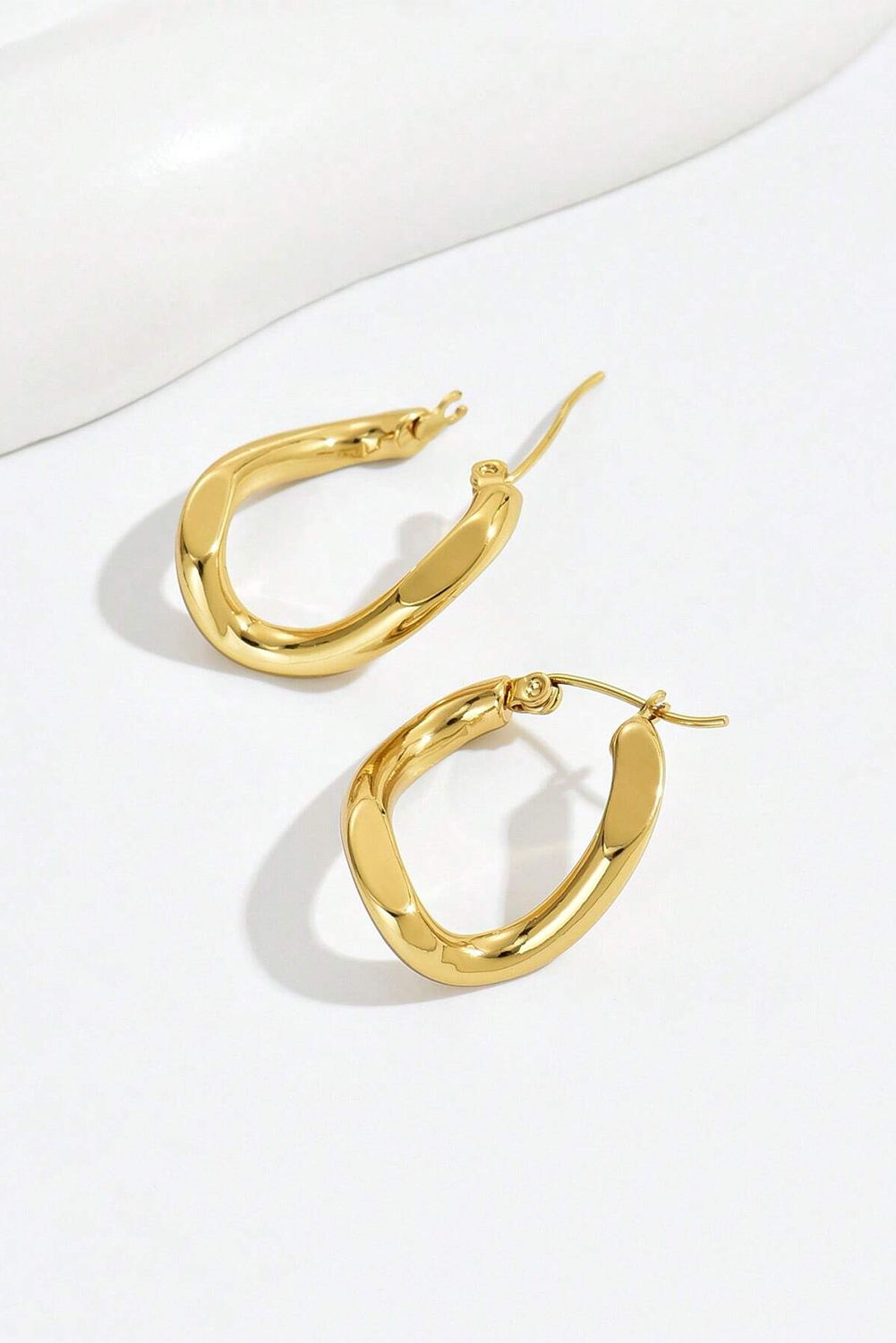 Gold Plated 3D Spiral Stainless Steel Earrings - loveforevers