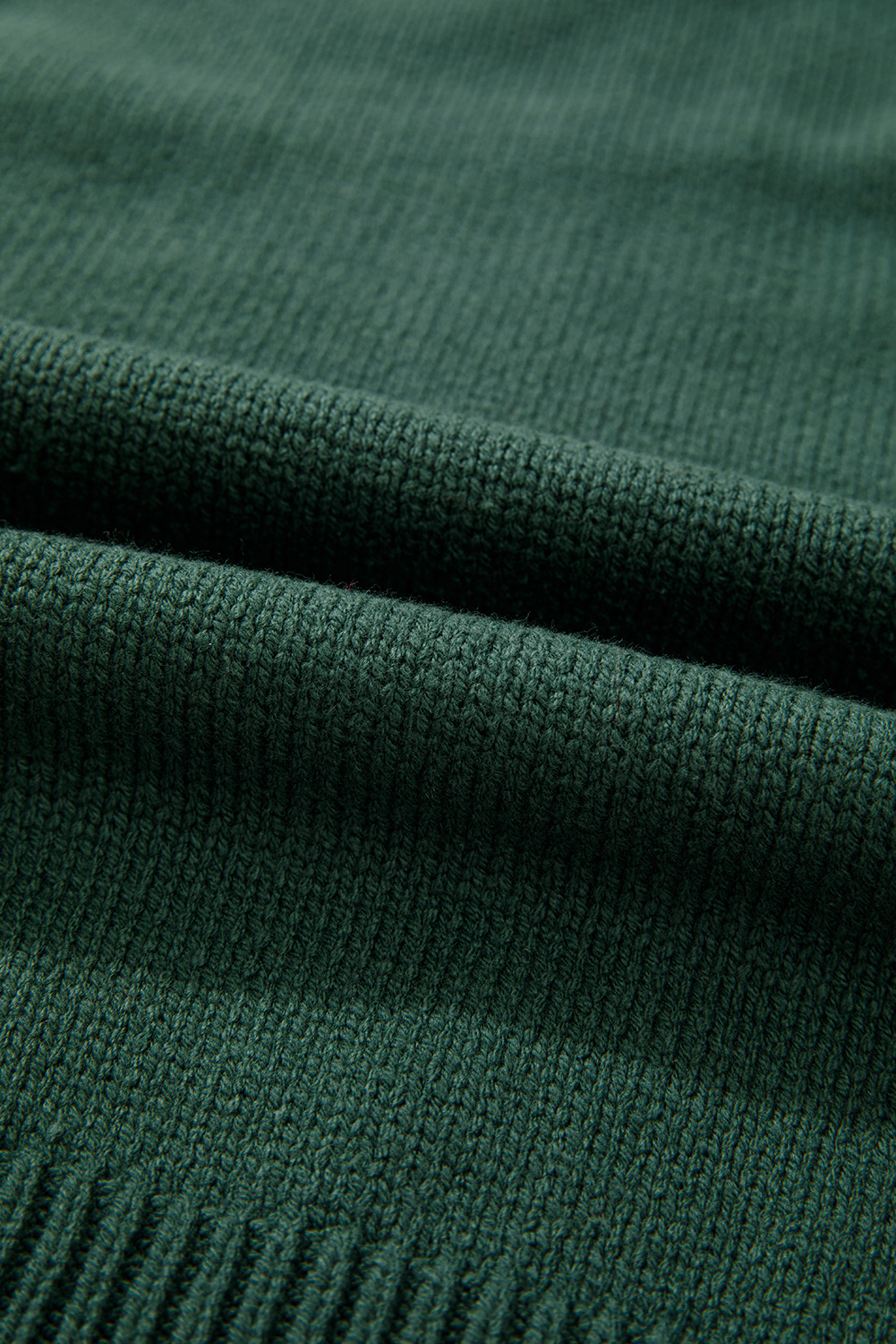 Dark Khaki Open Knit Drop Shoulder Sweater Cardigan - loveforevers