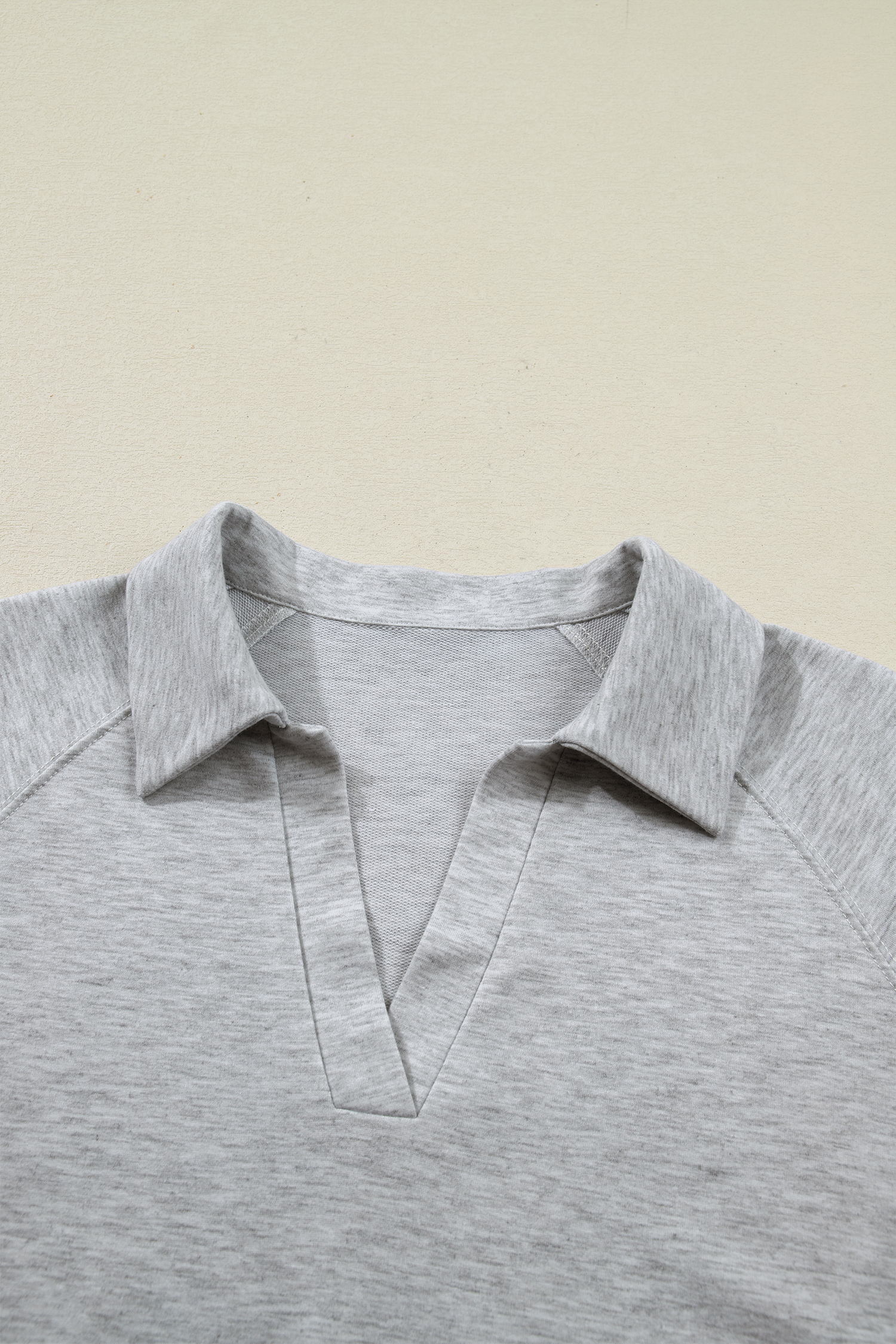 Light Grey Polo Tee Casual Pant Set - loveforevers