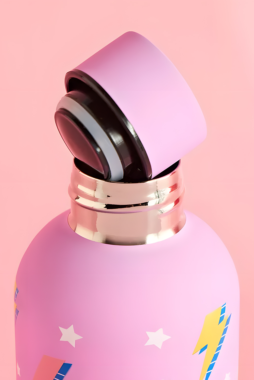 Sachet Pink 500ml Fashion Printed Double Wall Vacuum Water Bottle - loveforevers