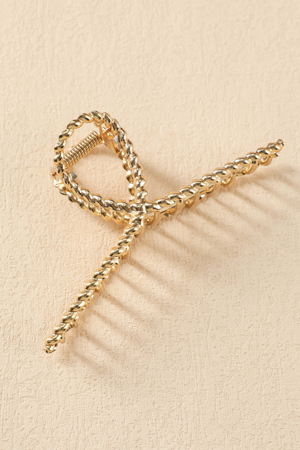 Black Wave Shape Resin Large Hair Claw Clip - loveforevers