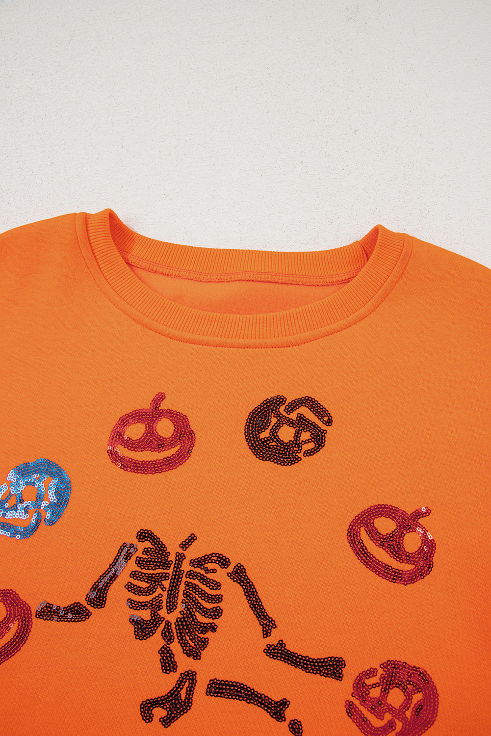 Carrot Dancing Critters Sequin Halloween Crewneck Sweatshirt - loveforevers