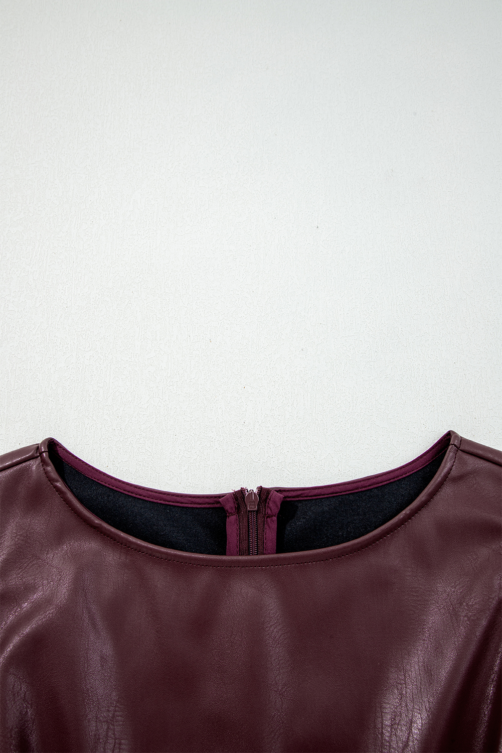 Wild Ginger  Vegan Leather Sleeveless Mini Dress - loveforevers