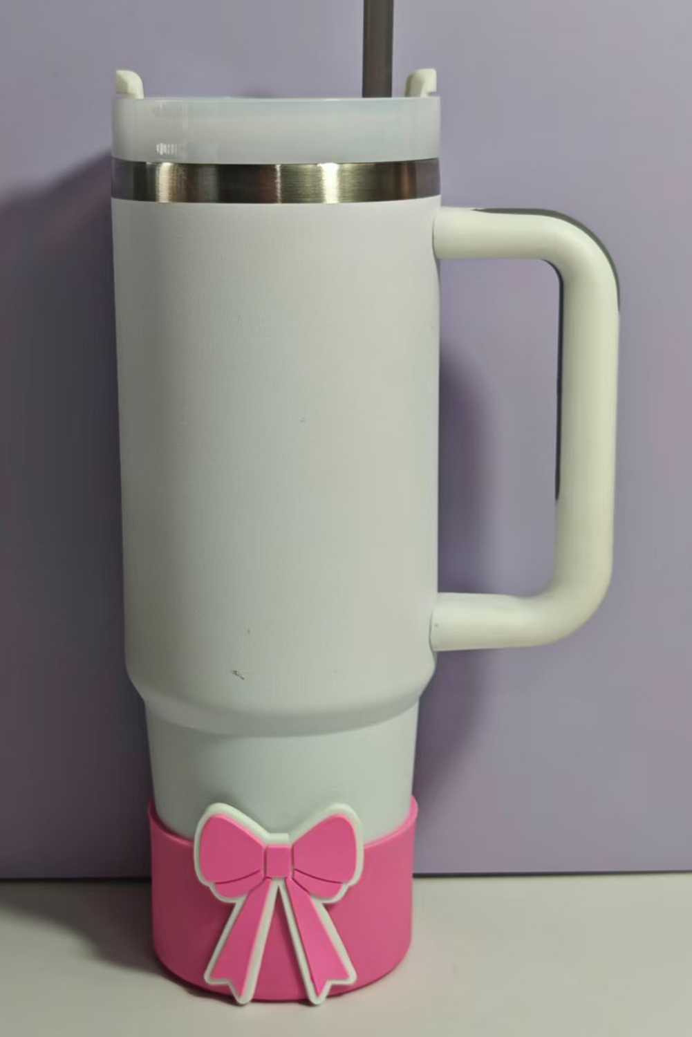 Bonbon 1pc Bow Knot Silicone Cup Sleeve - loveforevers
