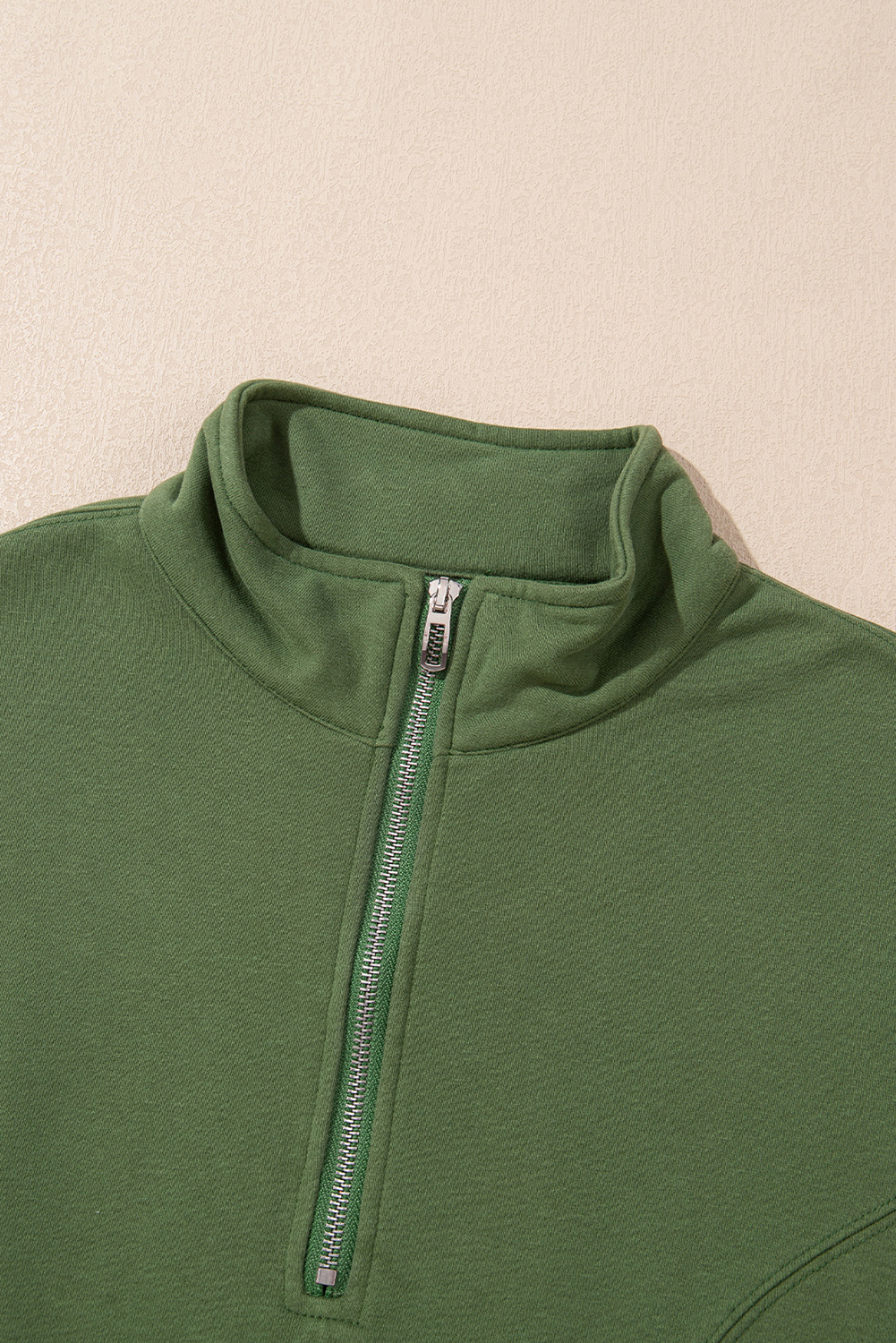 Vineyard Green Half Zip up Pullover Active Top and Joggers Set - loveforevers