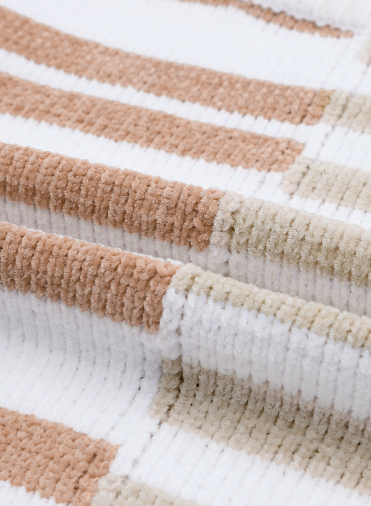 Stripe Blocked Drop Shoulder Slouchy Sweater - loveforevers