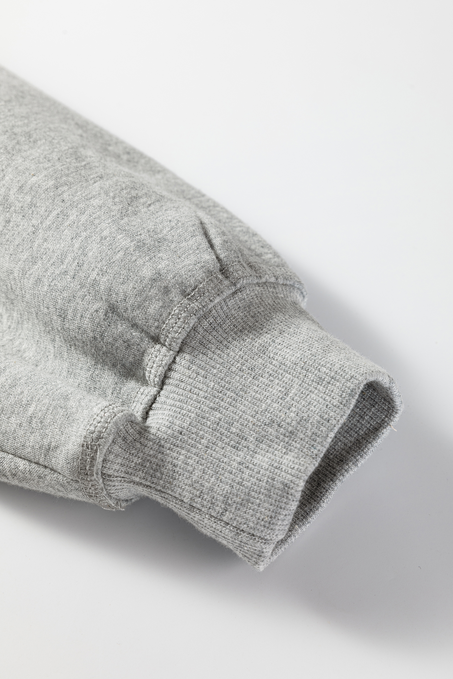 Gray Contrast Rope Drawstring Ruffle Trim Drop Shoulder Baggy Hoodie - loveforevers