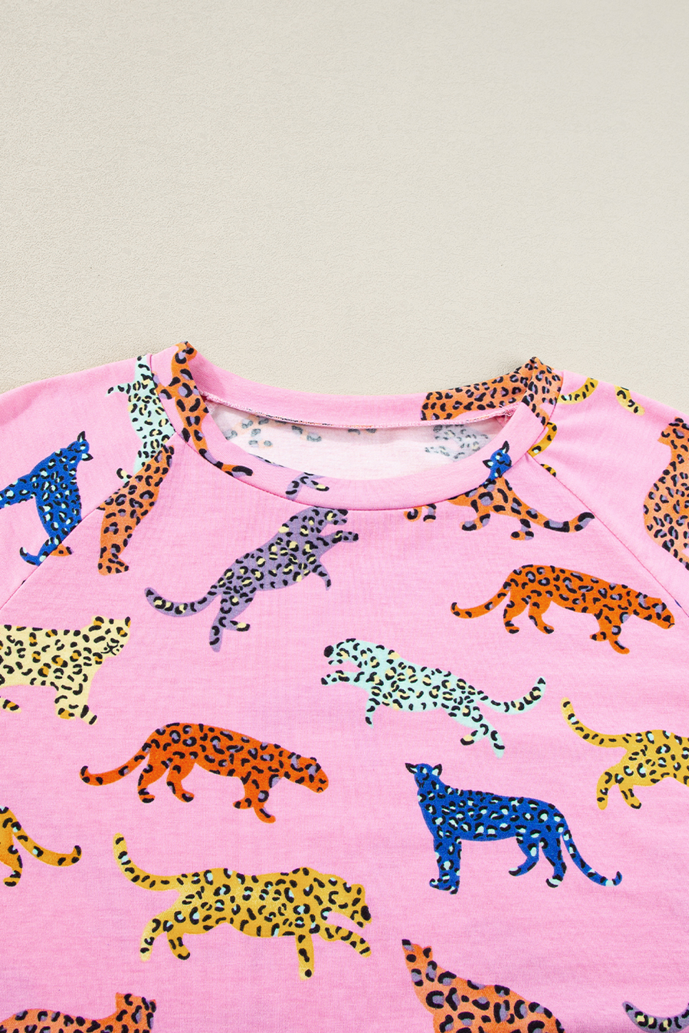 Pink Cheetah Print Shirt and Pants Pajama Set - loveforevers