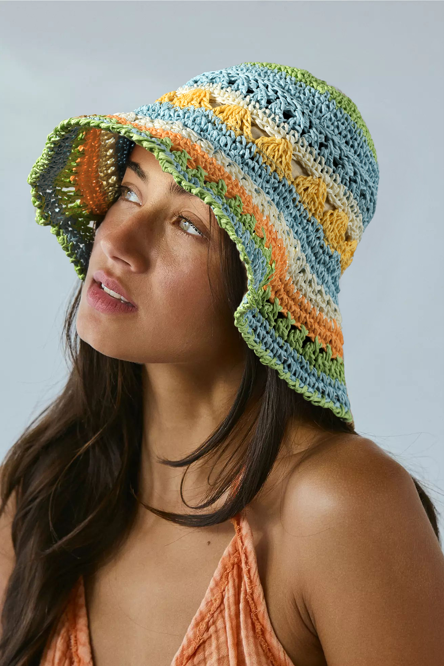 White Papyrus Weaving Straw Fisherman Hat - loveforevers