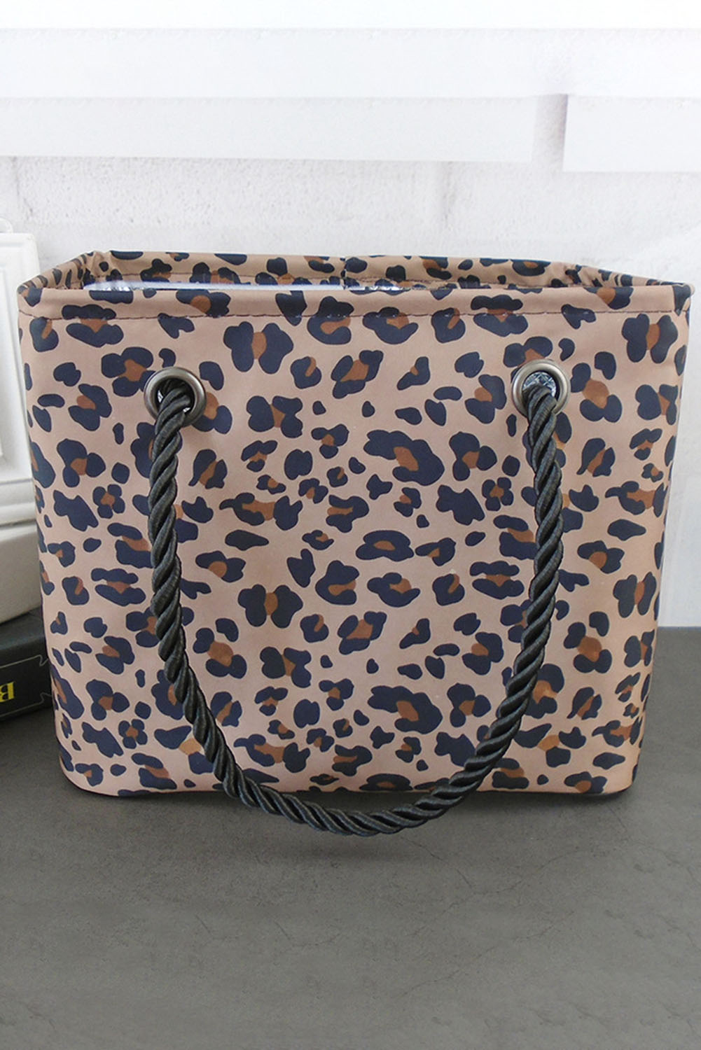 Leopard Waterproof Canvas Toiletry Bag (Slight Color Variations by Batch) - loveforevers