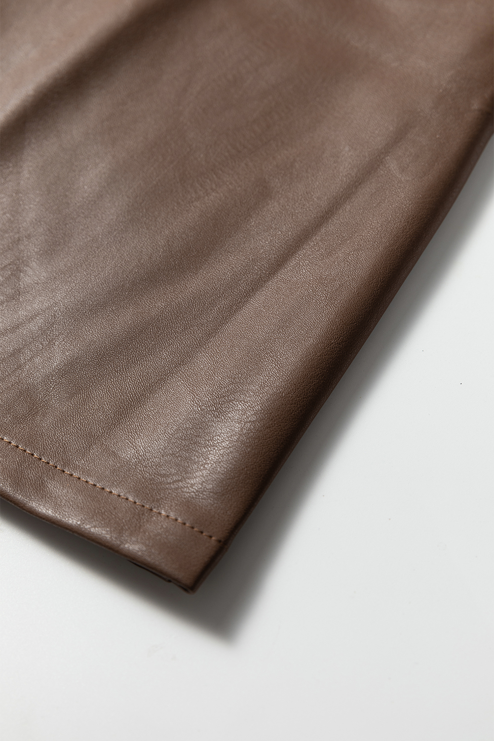 Wild Ginger  Vegan Leather Sleeveless Mini Dress - loveforevers