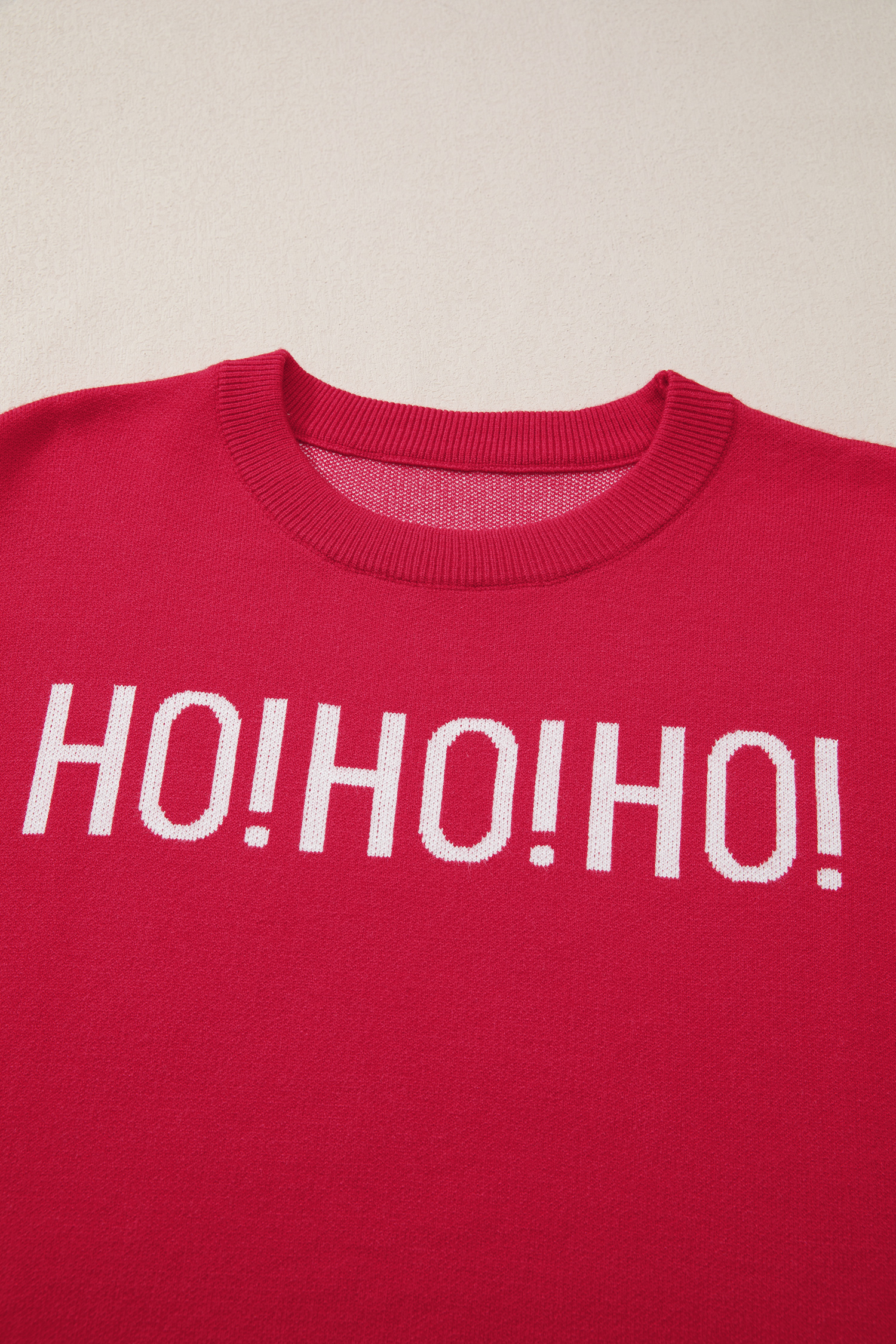 White Chenille Graphic Drop Shoulder Holiday Sweater - loveforevers