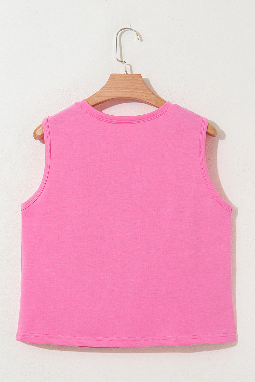 Sachet Pink Bow Print Boxy Fit Tank Top - loveforevers