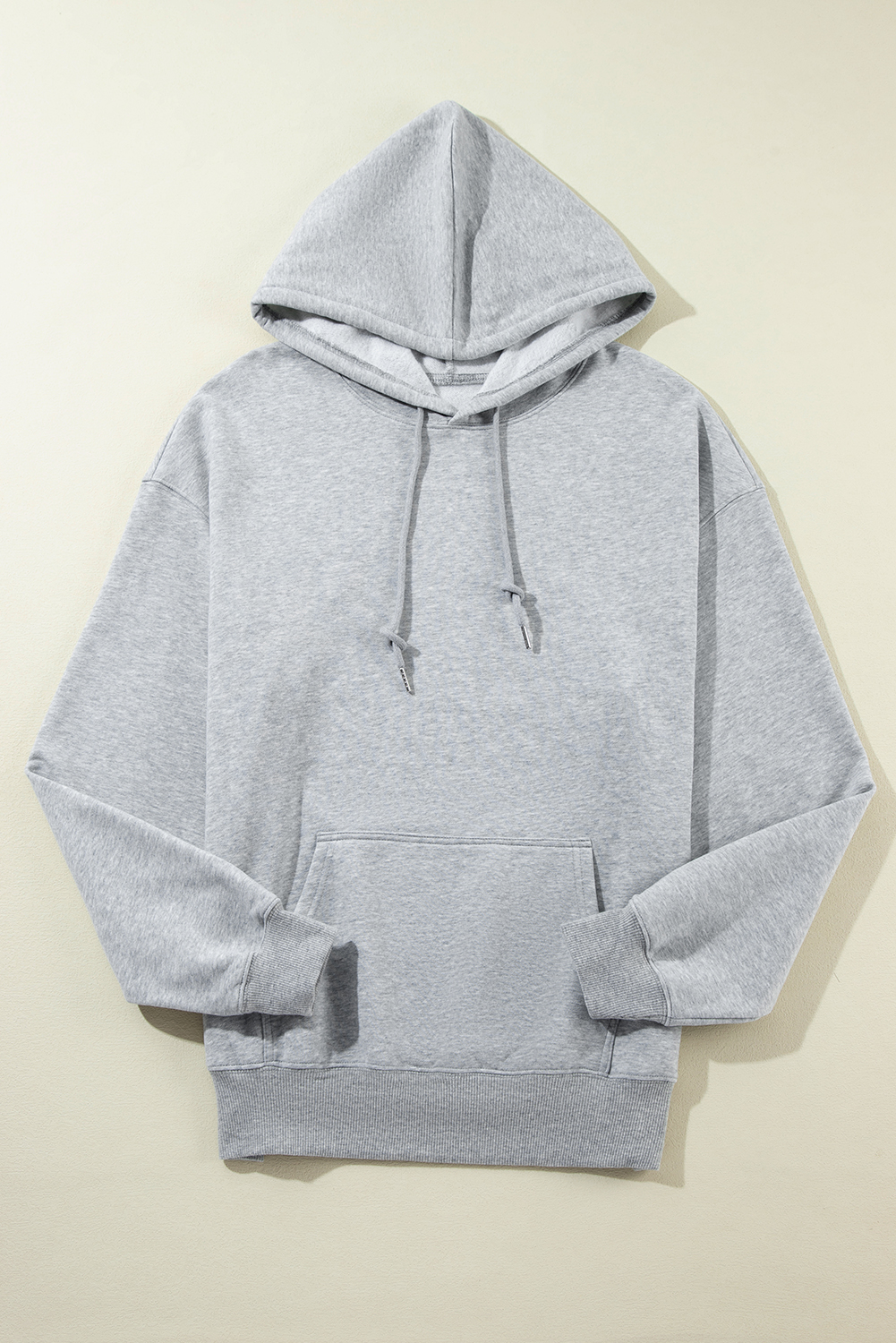 Valerian Fleece Lined Kangaroo Pocket Drawstring Chunky Hoodie - loveforevers