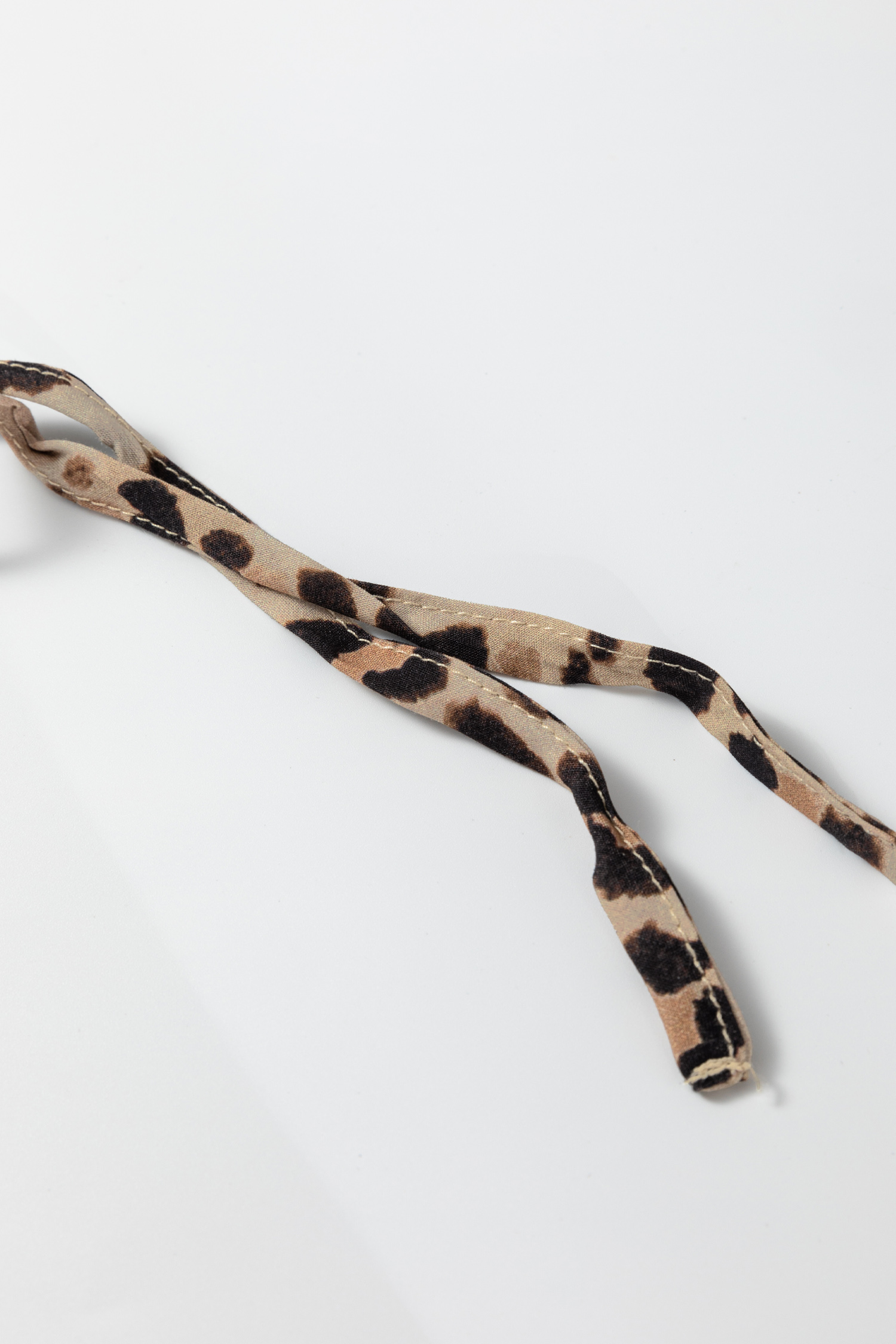 Brown Contrast Trim Leopard Top and Pant Set - loveforevers