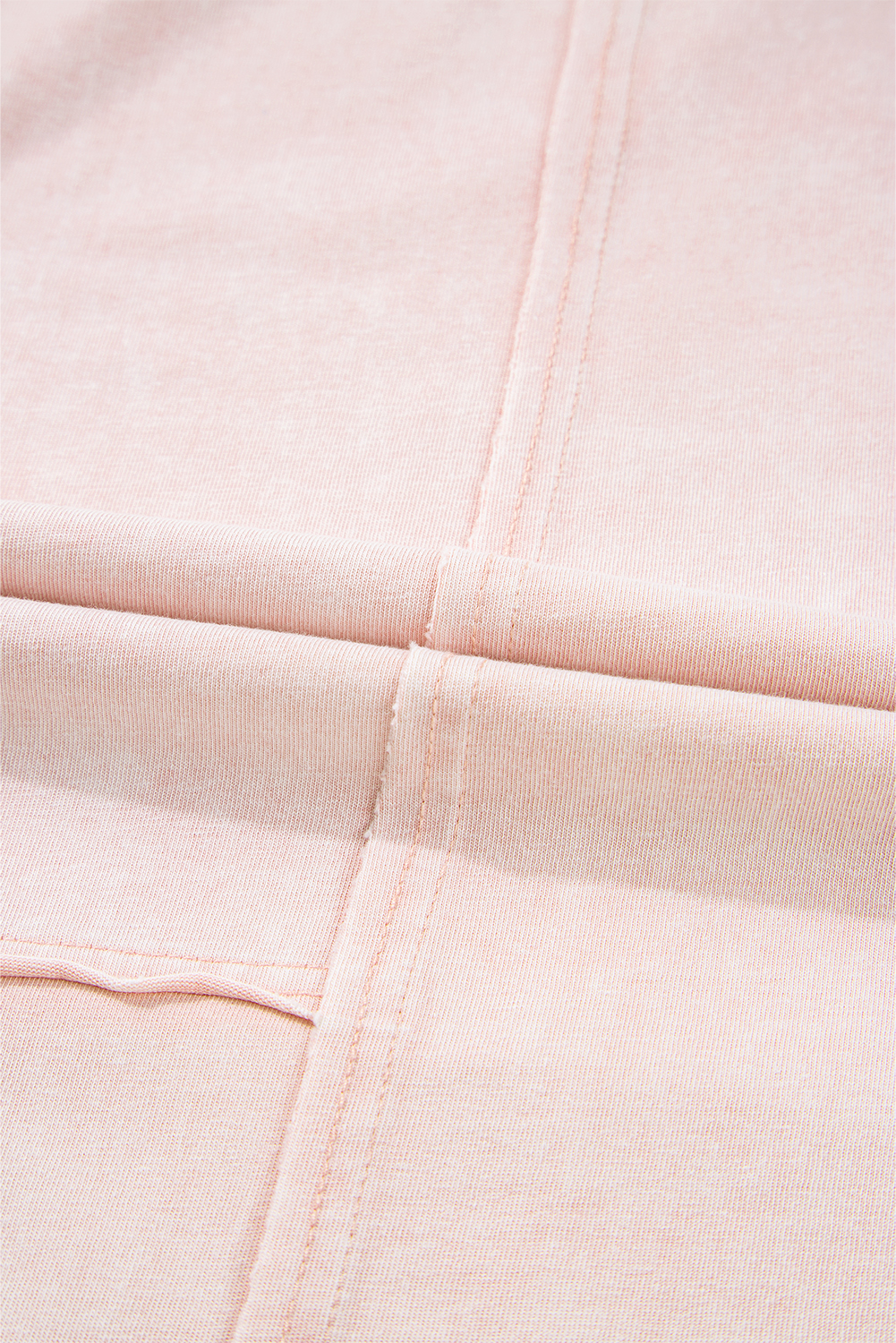 Pink Flower Patch Mineral Washed Terry Knit Cropped Wide Leg Pants - loveforevers