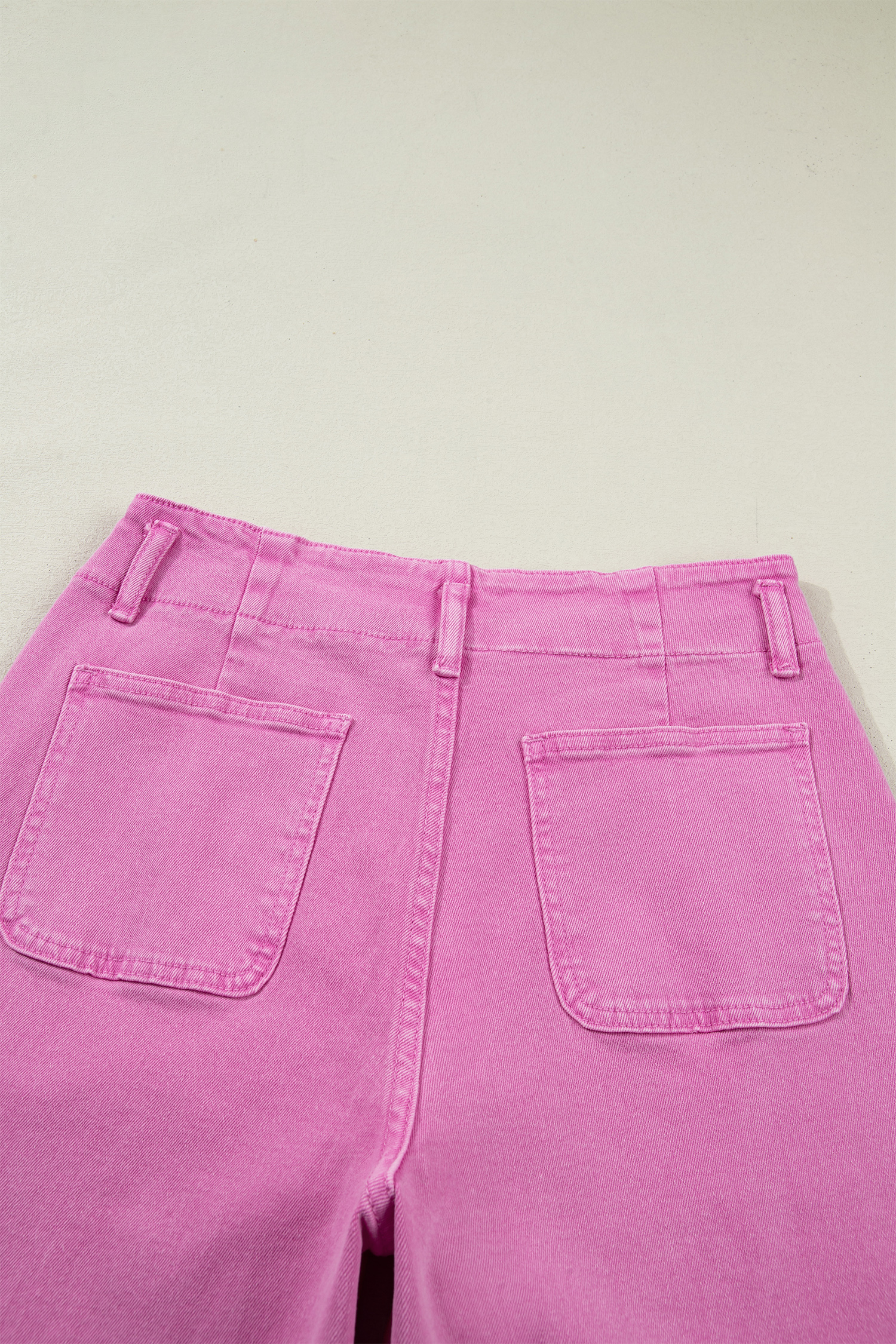 Bonbon 2-Button High Waist Flared Bottom Jeans - loveforevers