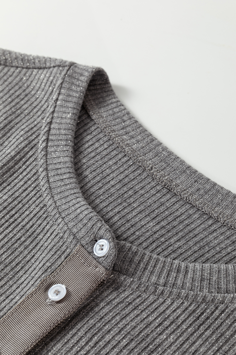 Sleet Ribbed Knit Button Down Slim Cardigan - loveforevers
