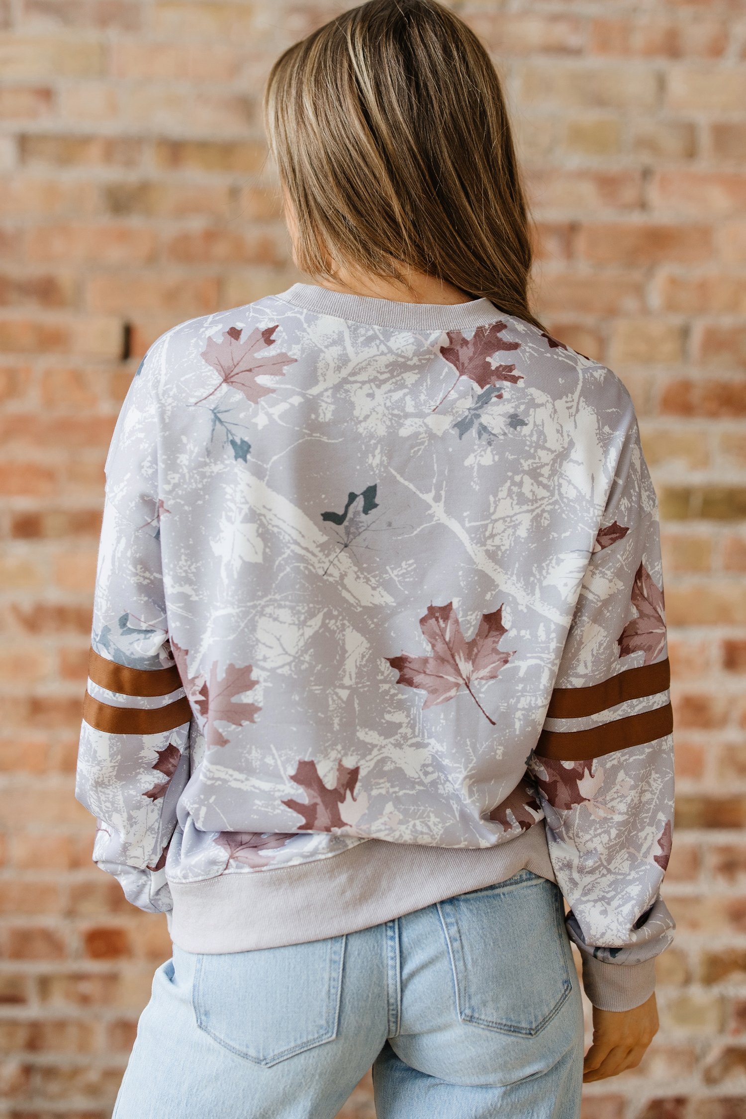 Beige Camo Print Baggy Drawstring Jogger Sweatpants - loveforevers