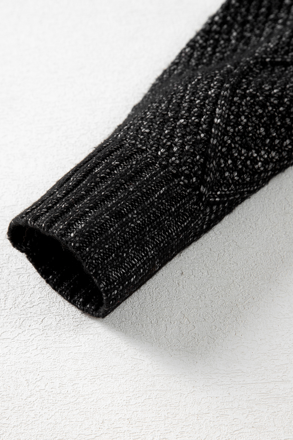 Parchment Cable Knit Drop Shoulder Loose Fit Sweater Dress - loveforevers