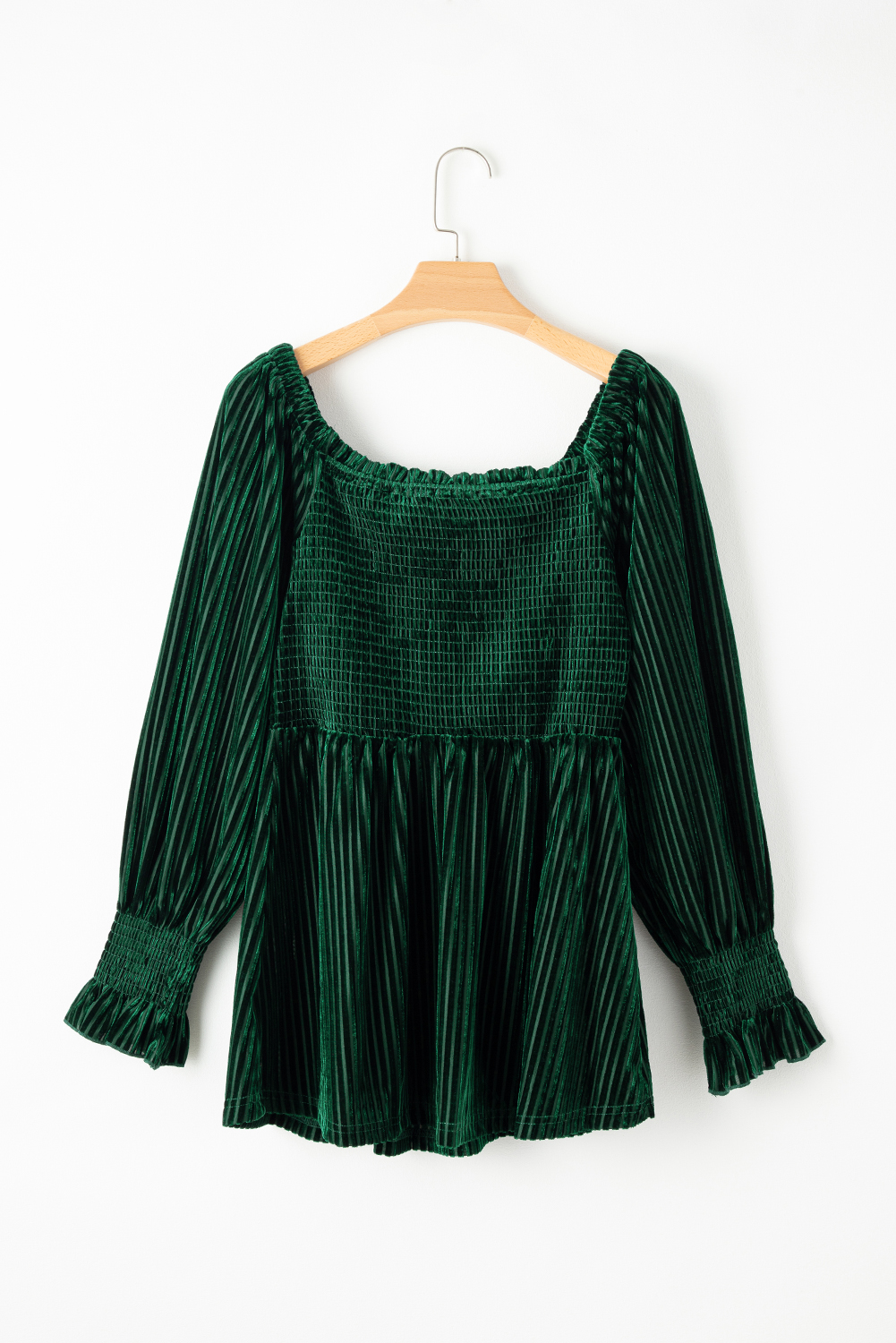 Red Tie Back Square Neck Velvet Babydoll Dress - loveforevers