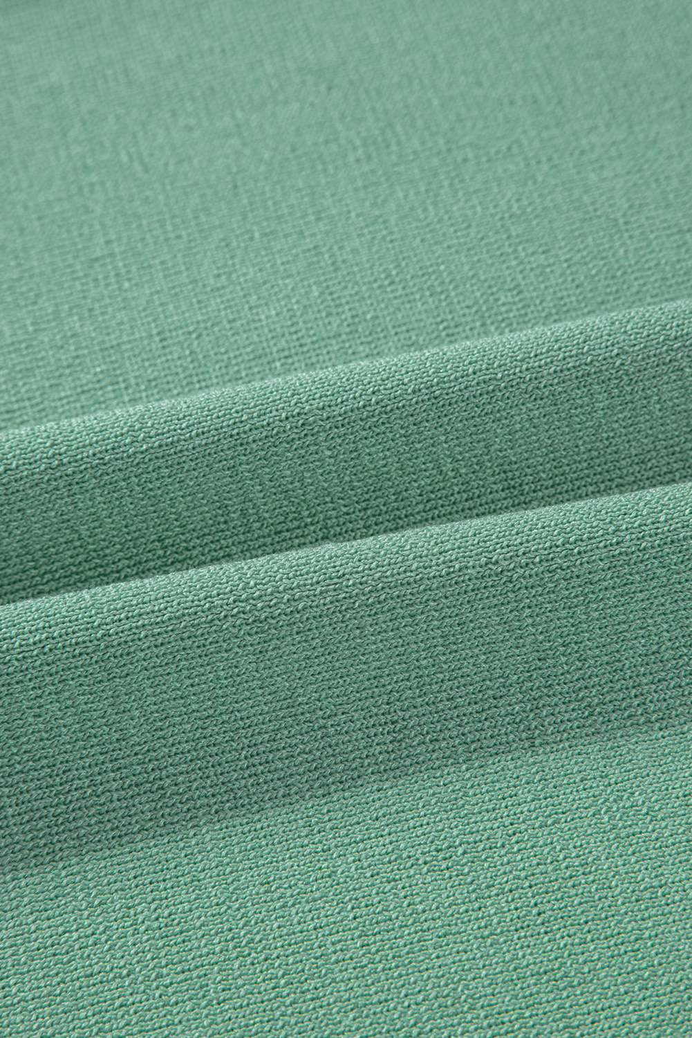 Blackish Green Contrast Trim Half Sleeve Top Drawstring Pants Loose 2pcs Sweater Suit - loveforevers