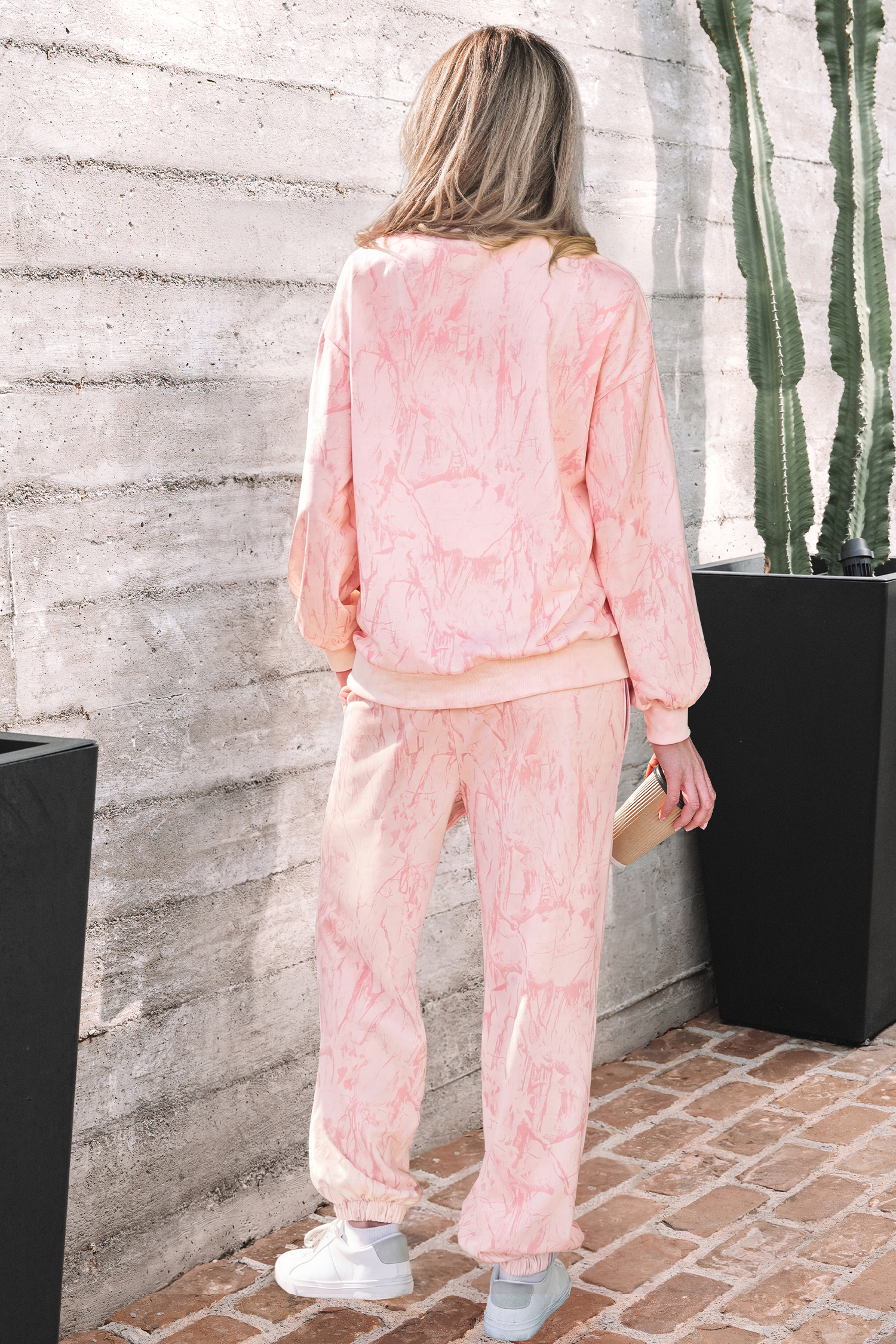Pink Camo Print Jogger Pants Set - loveforevers