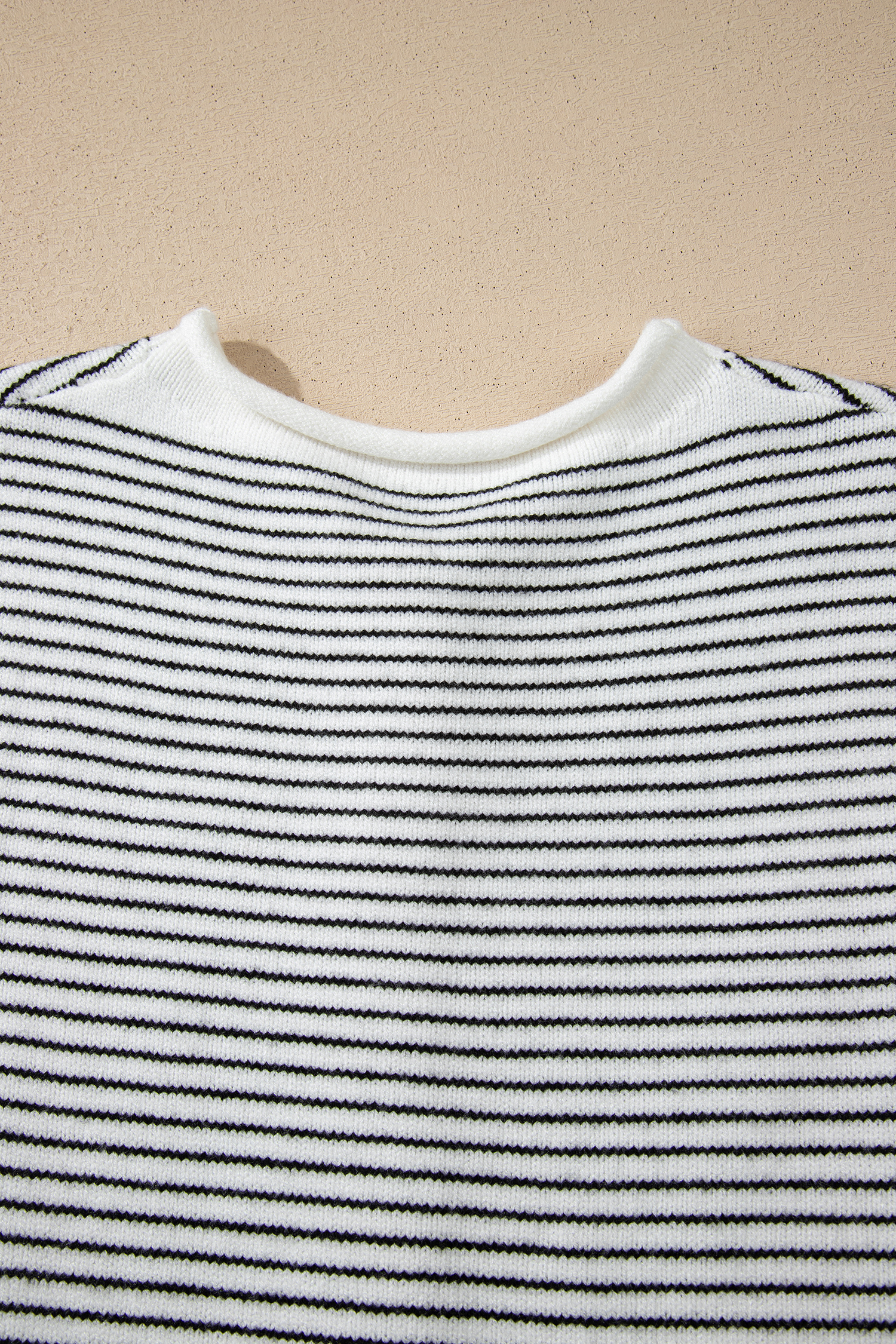 Black Stripe Contrast Trim Cap Sleeve Button Down Casual Cardigan - loveforevers