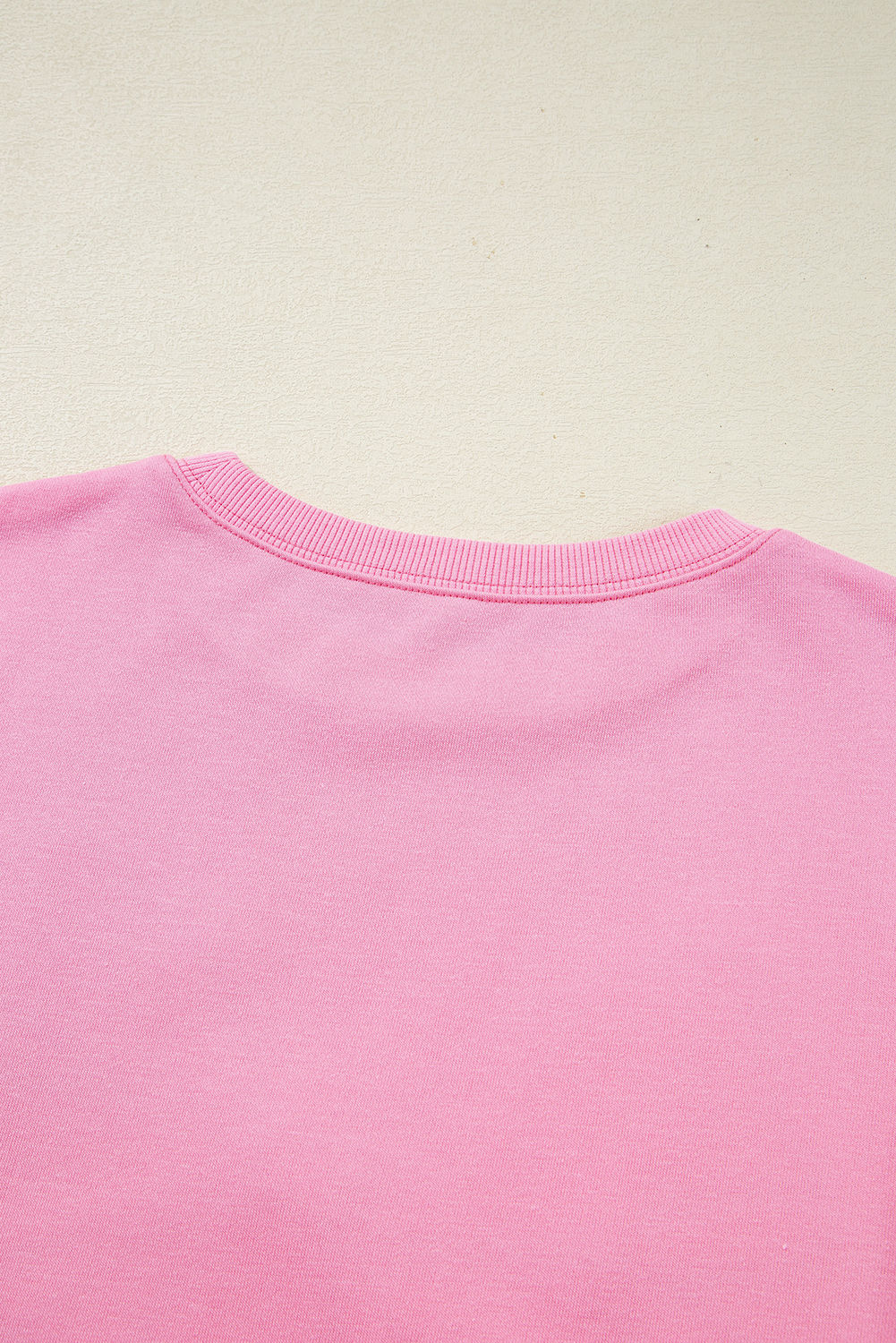 Bonbon Lace Insert Bow Embroidered Exposed Seam Sweatshirt - loveforevers
