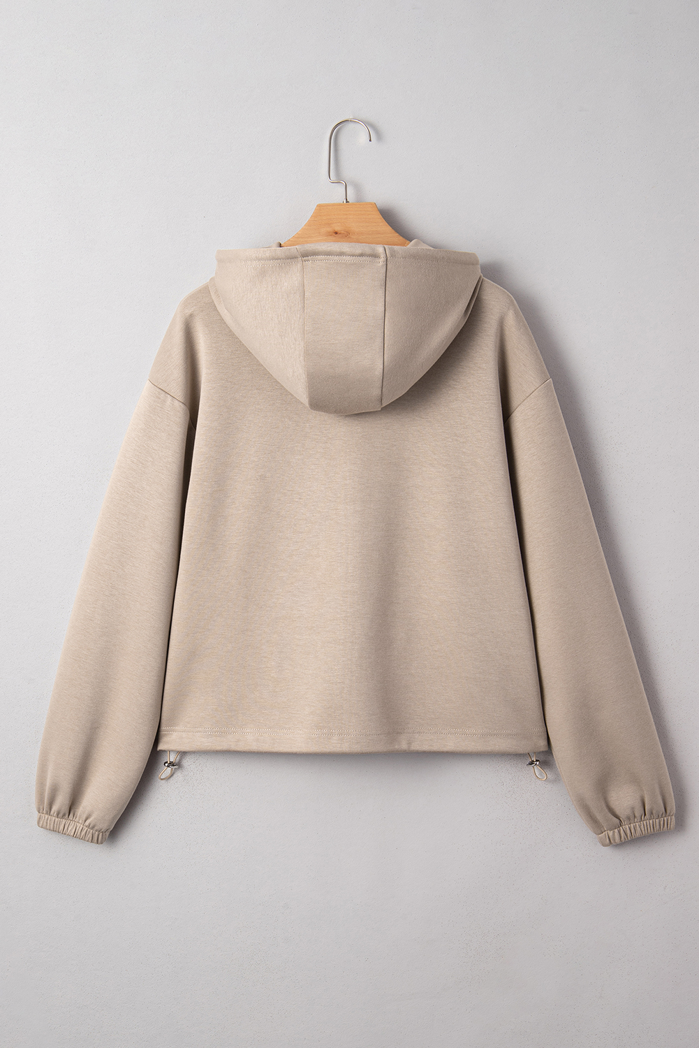 Goat Contrast Bow Embroidered Zip Up Jacket Hoodie - loveforevers