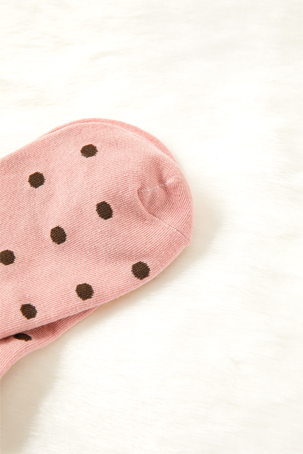 Blossom 1 Pairs Polka Dot Print Contrast Bow Block Socks - loveforevers