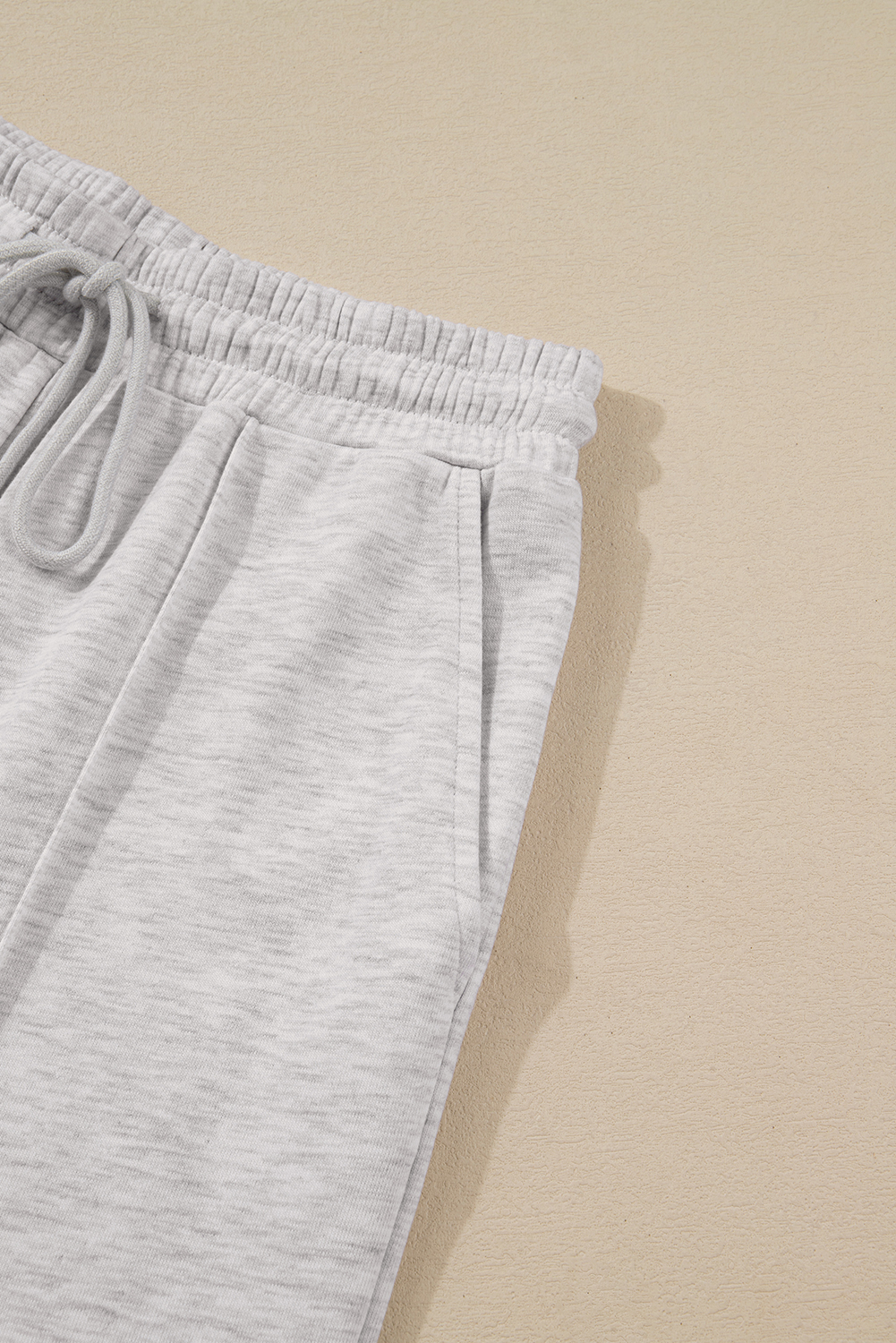 Light Grey Polo Tee Casual Pant Set - loveforevers