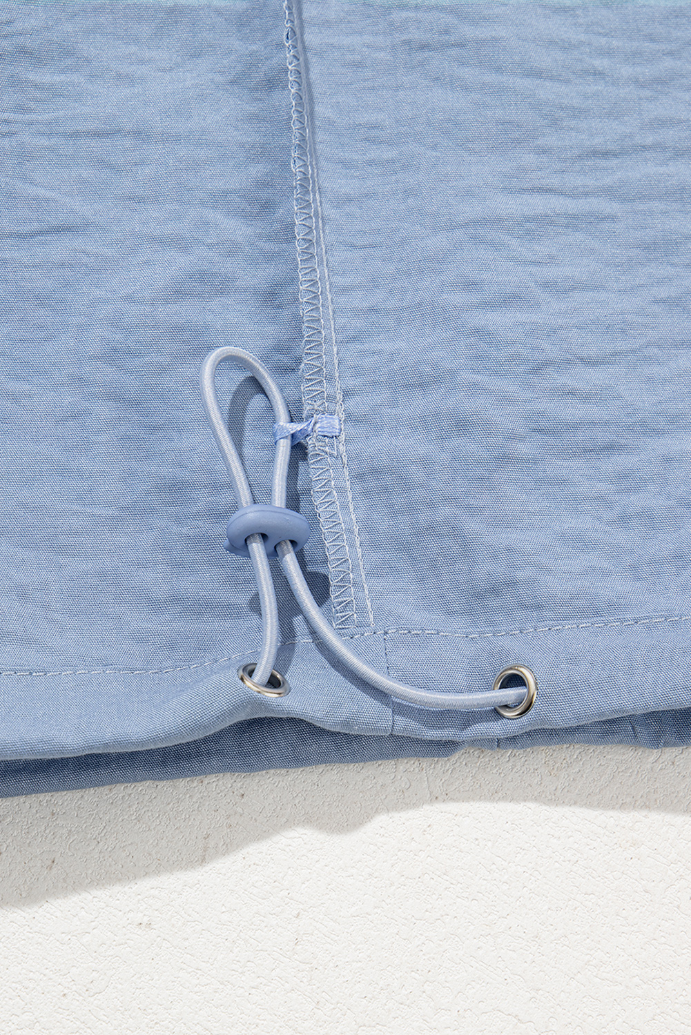 Myosotis Drawstring Elastic Waistband Pleated Loose Pants - loveforevers